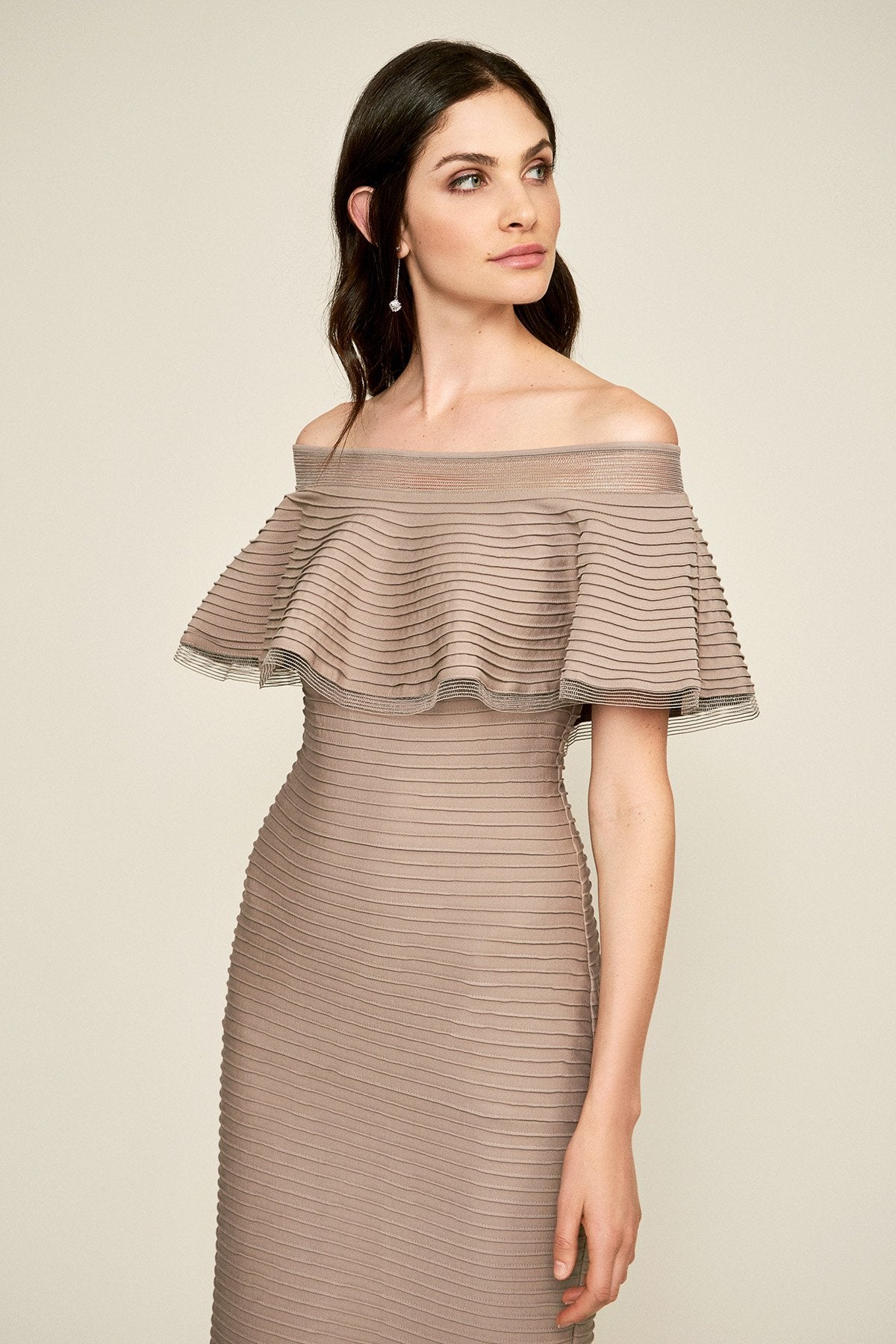 Tabora Off-The-Shoulder Gown