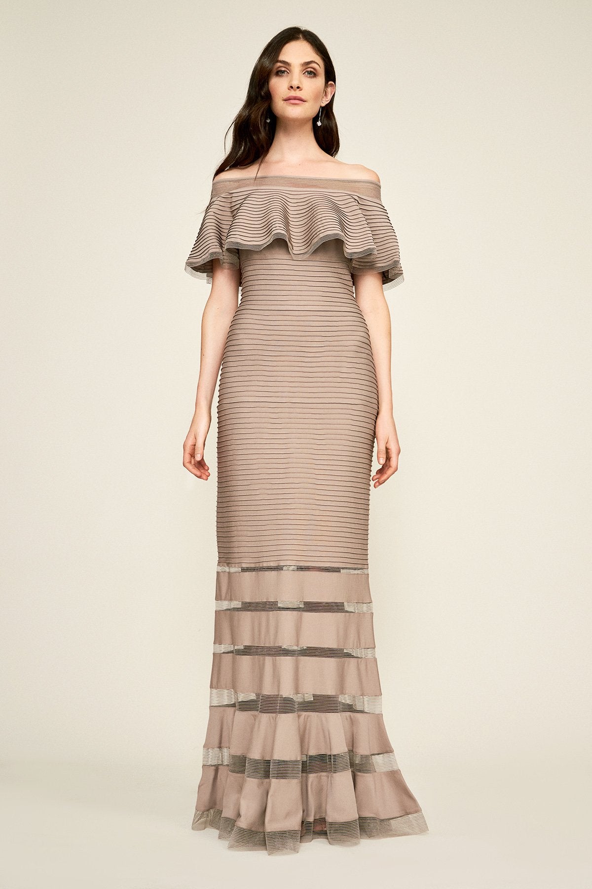 Tabora Off-The-Shoulder Gown