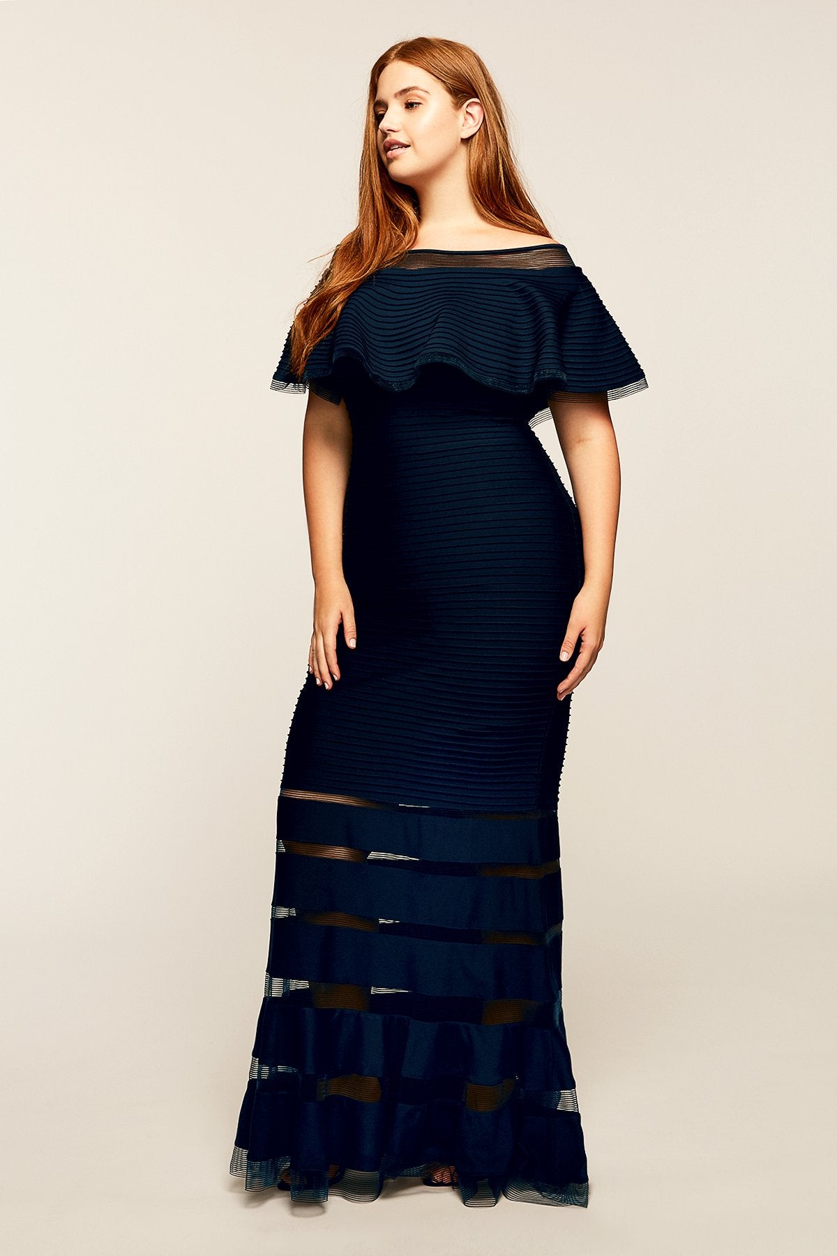 Tadashi Shoji - Tabora Off-The-Shoulder Gown 