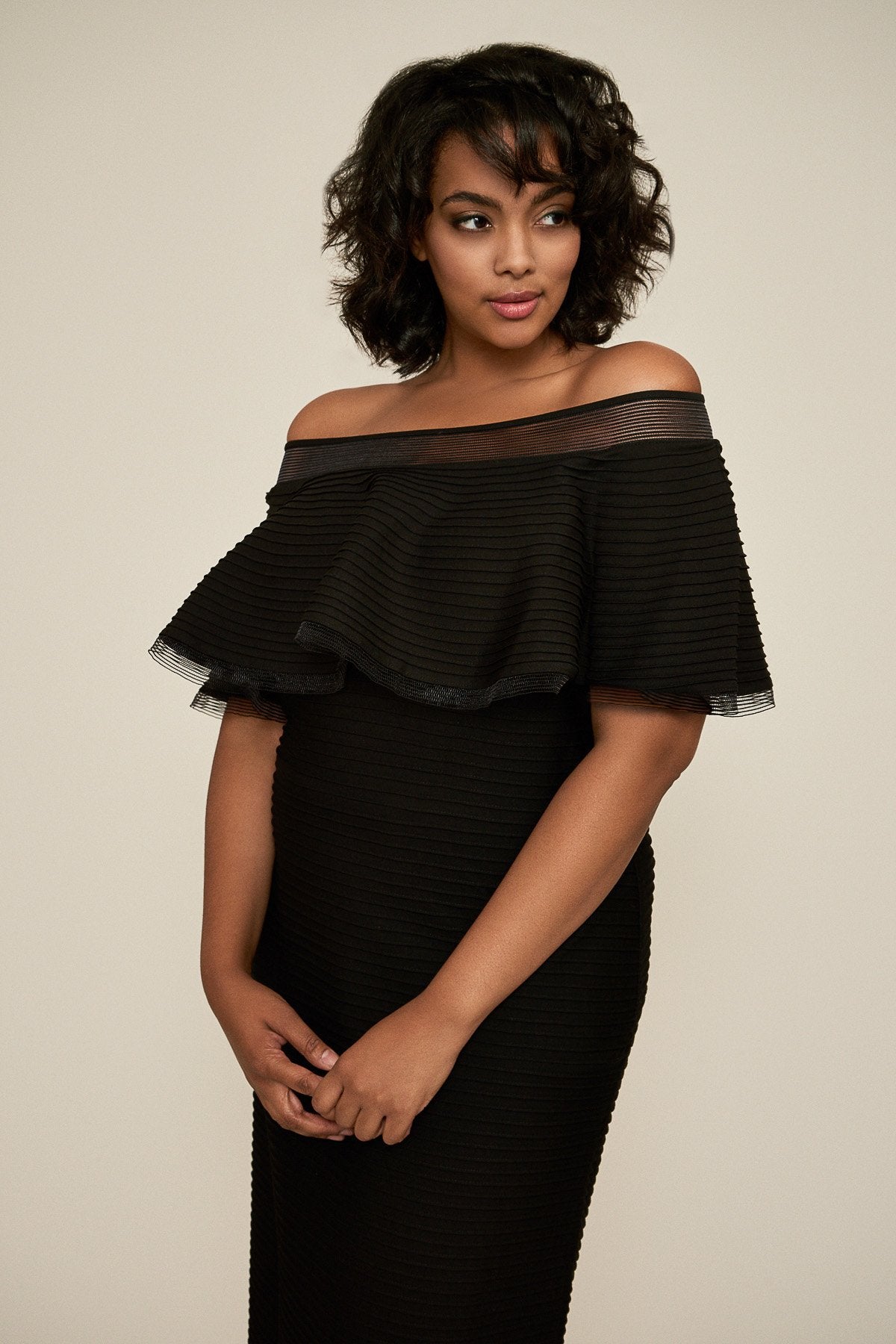 Tabora Off-The-Shoulder Dress - PLUS SIZE