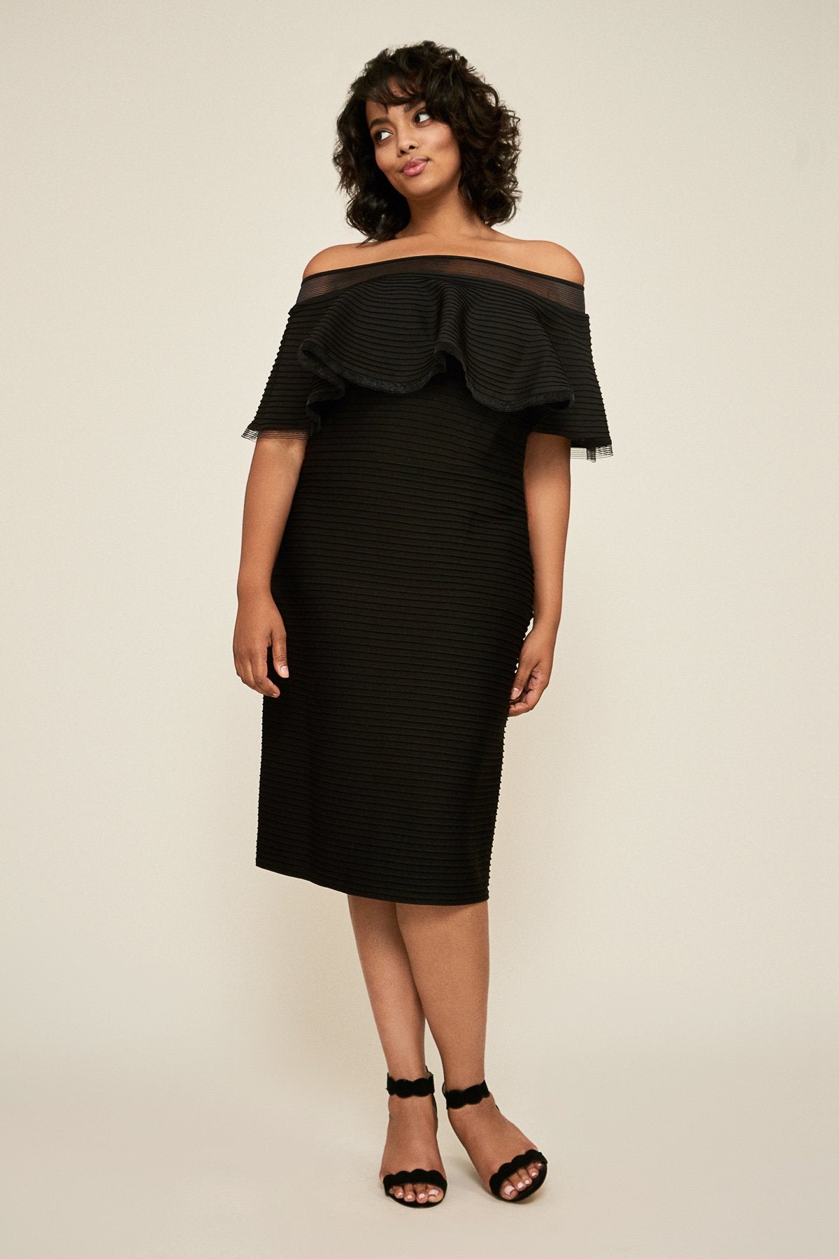 Tabora Off-The-Shoulder Dress - PLUS SIZE