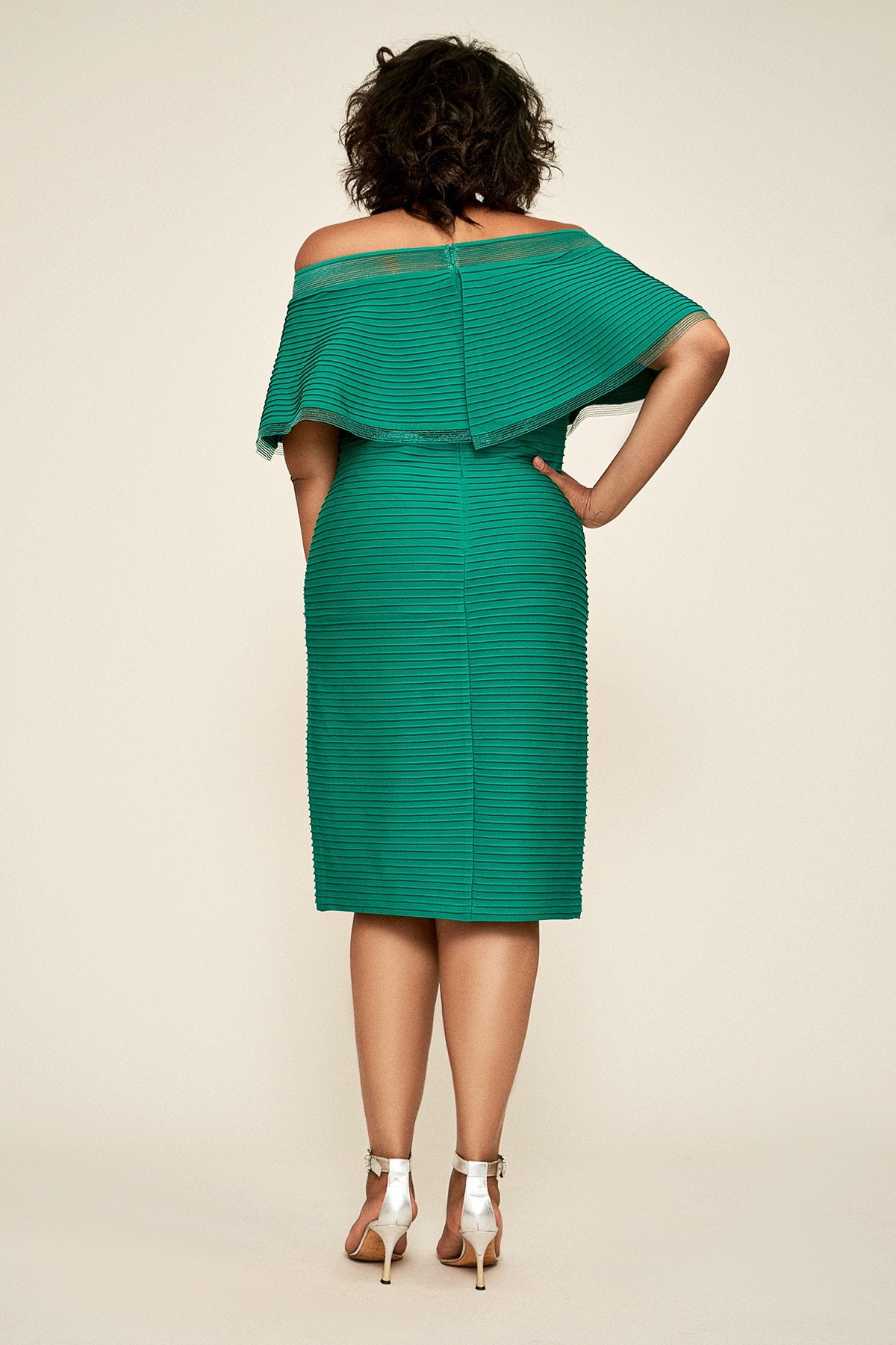 Tadashi Shoji Plus Size - Tabora Off-The-Shoulder Dress