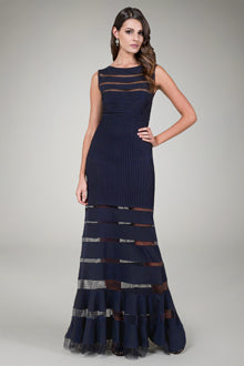 Cinched Waist Cocktail Dress in Black