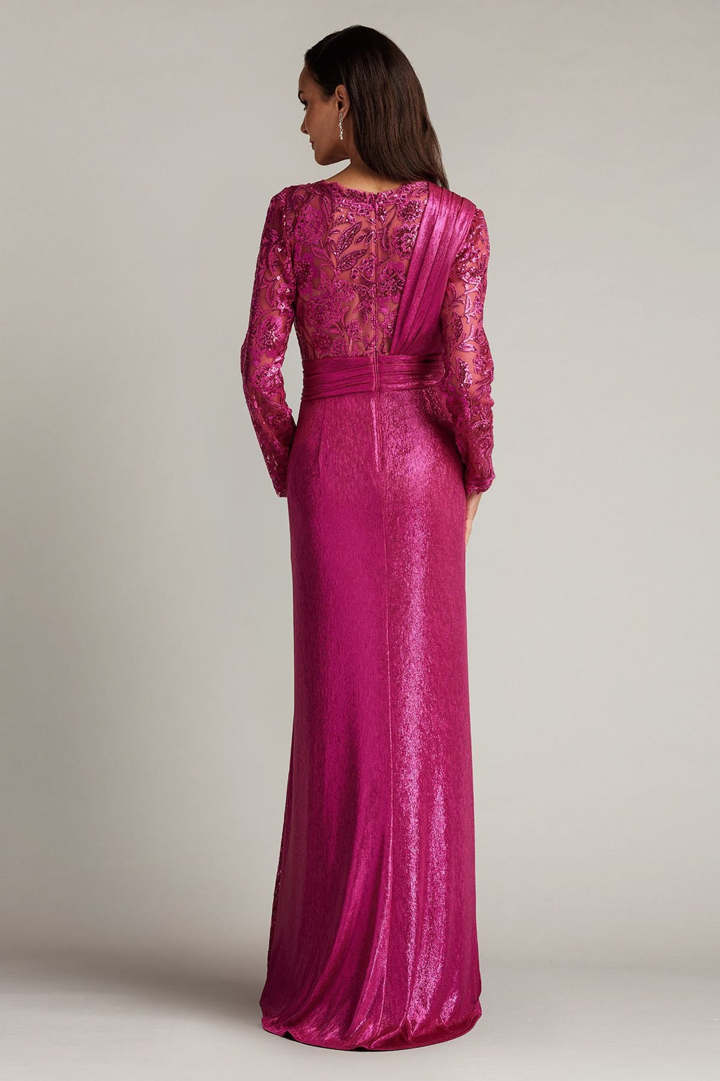 Aspen Asymmetric Draped Gown