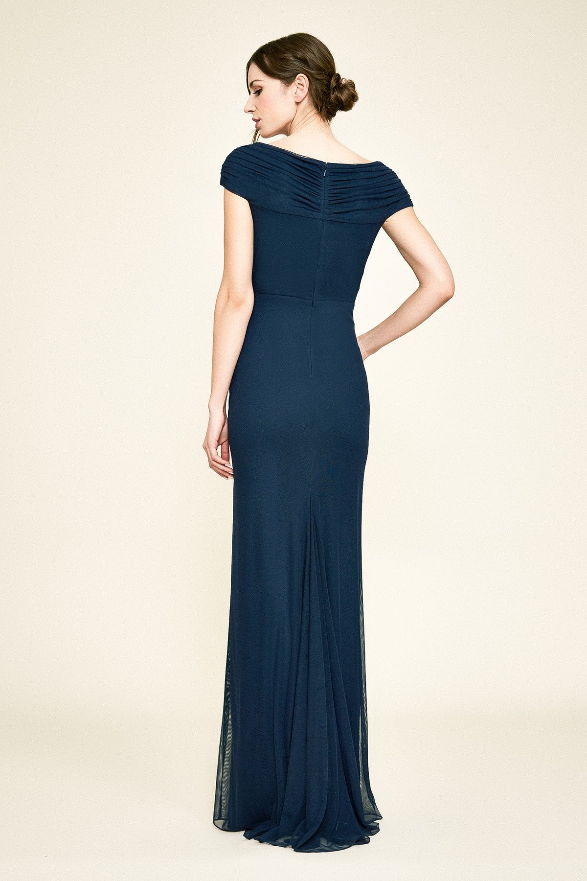 Tadashi Shoji - Hadfield Mesh Slit Gown