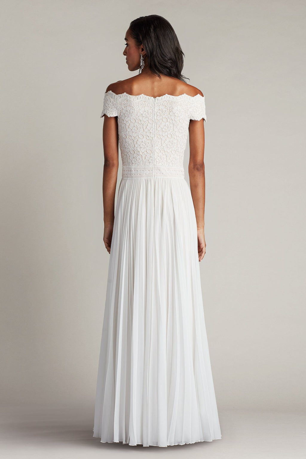 Bode Sequin Embroidered Lace and Tulle Gown
