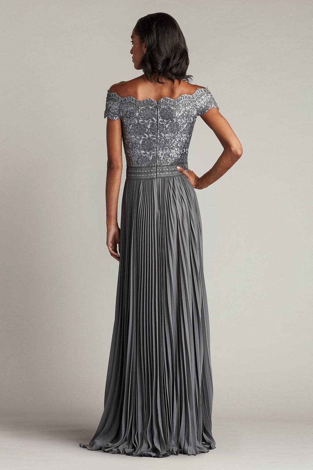 Bode Sequin Embroidered Lace and Tulle Gown