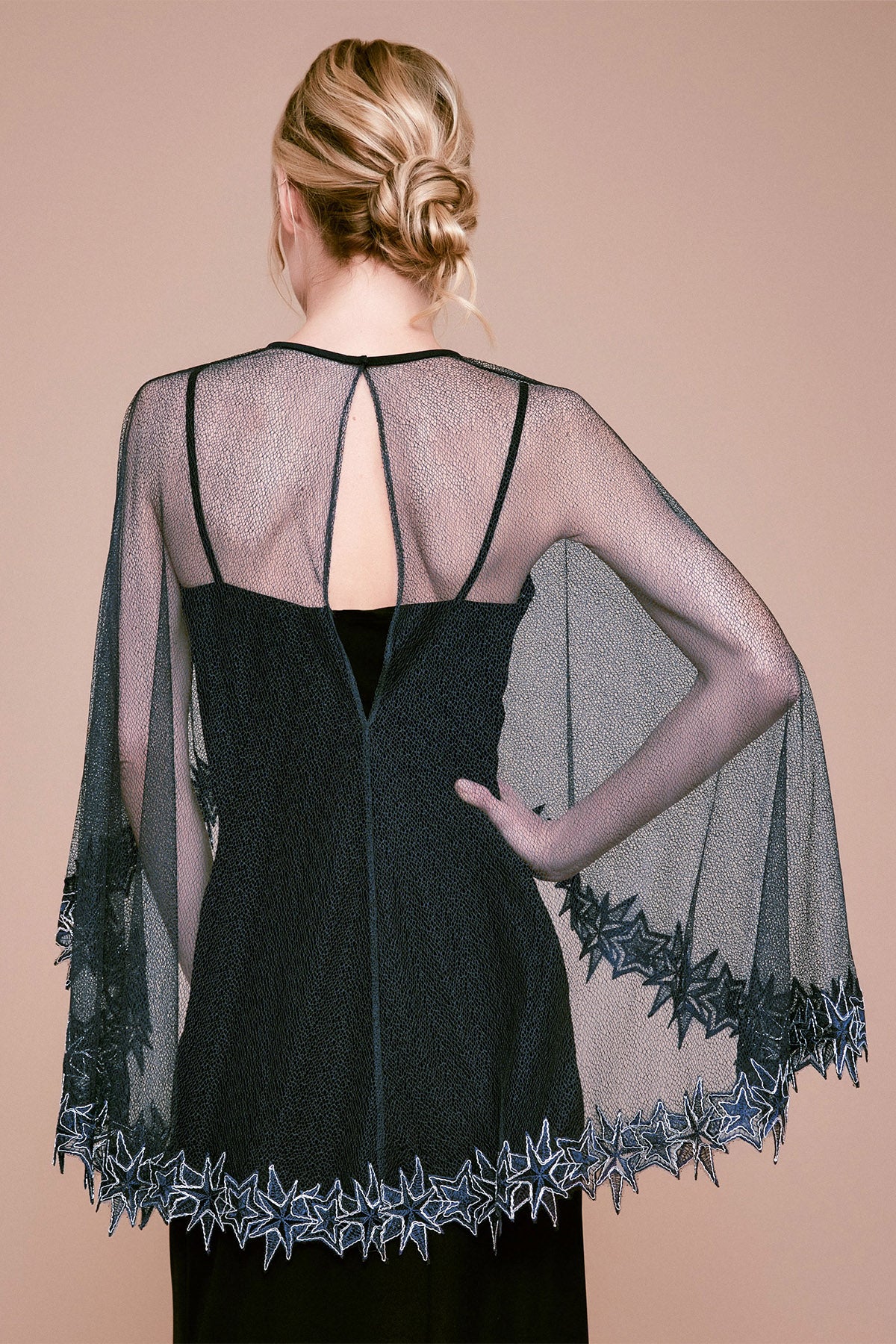Bizet Lace & Mesh Capelet