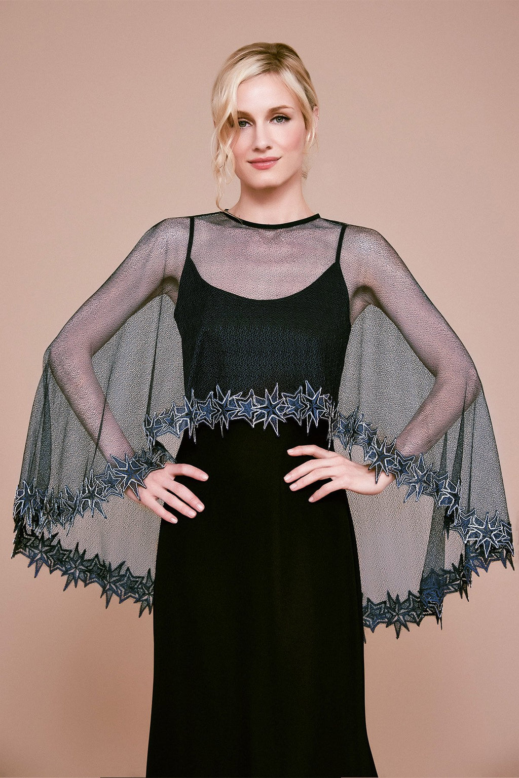 Bizet Lace & Mesh Capelet