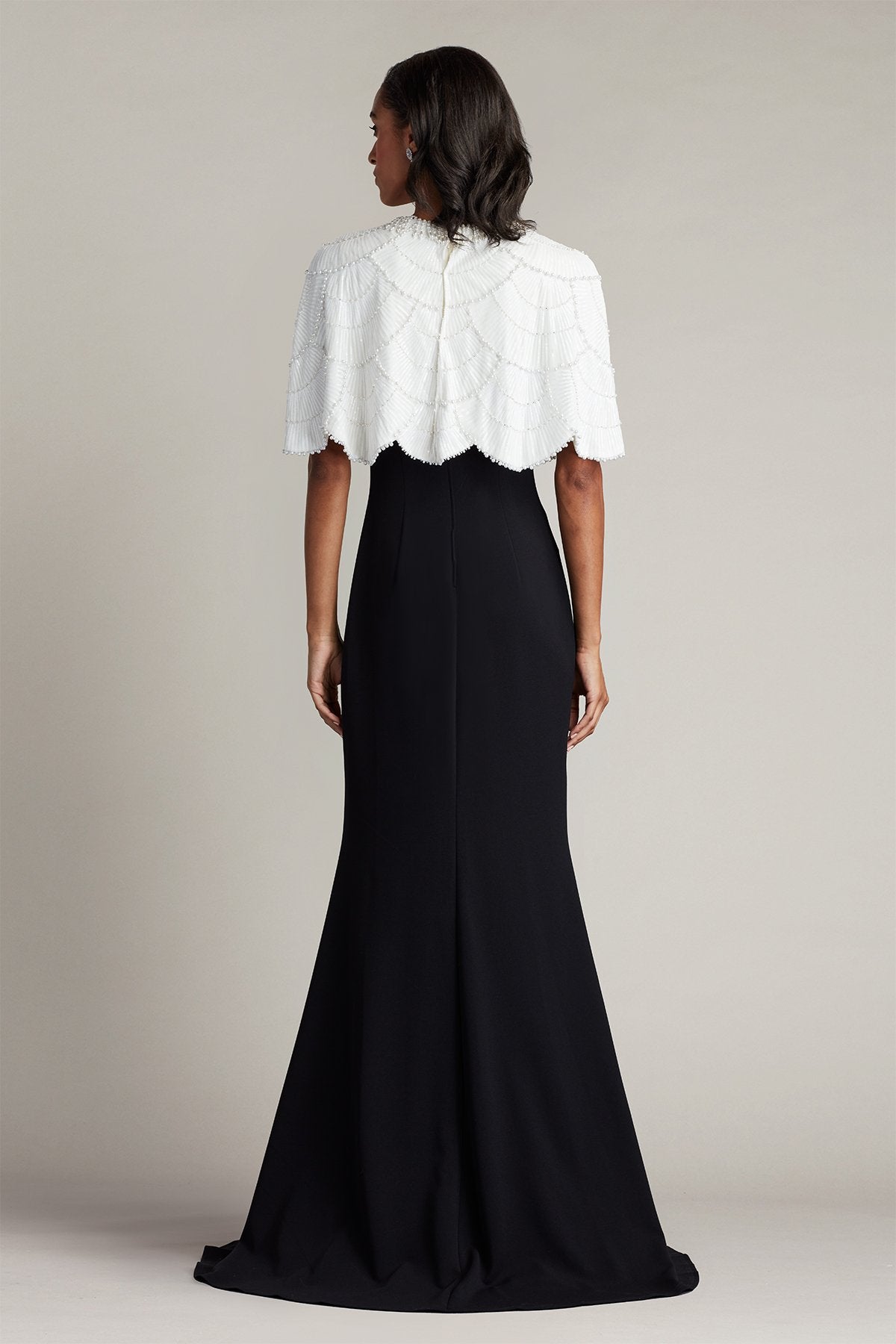Reba Embellished Cape Overlay Gown – Tadashi Shoji Official Online Boutique Reba Embellished Cape Overlay Gown – Tadashi Shoji Official Online Boutique