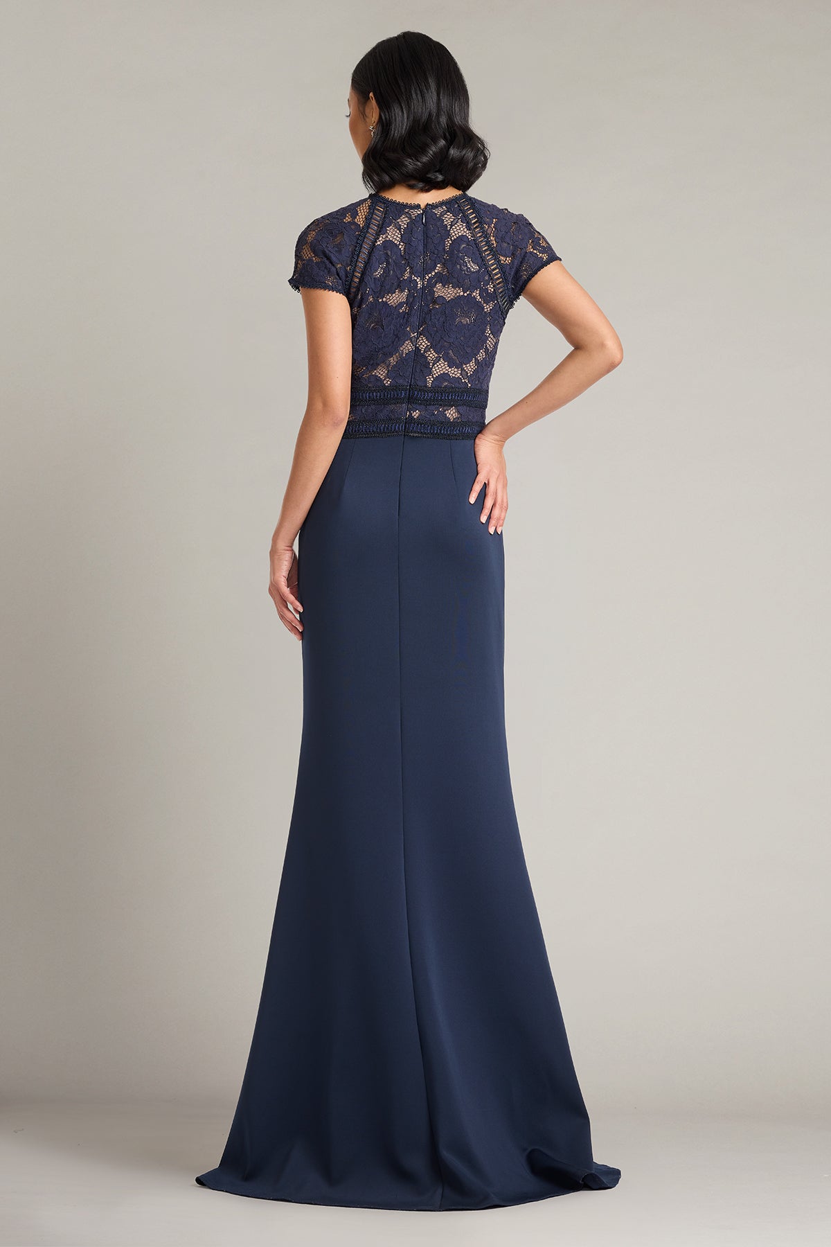 Catrine Lace Bodice Gown – Tadashi Shoji Official Online Boutique