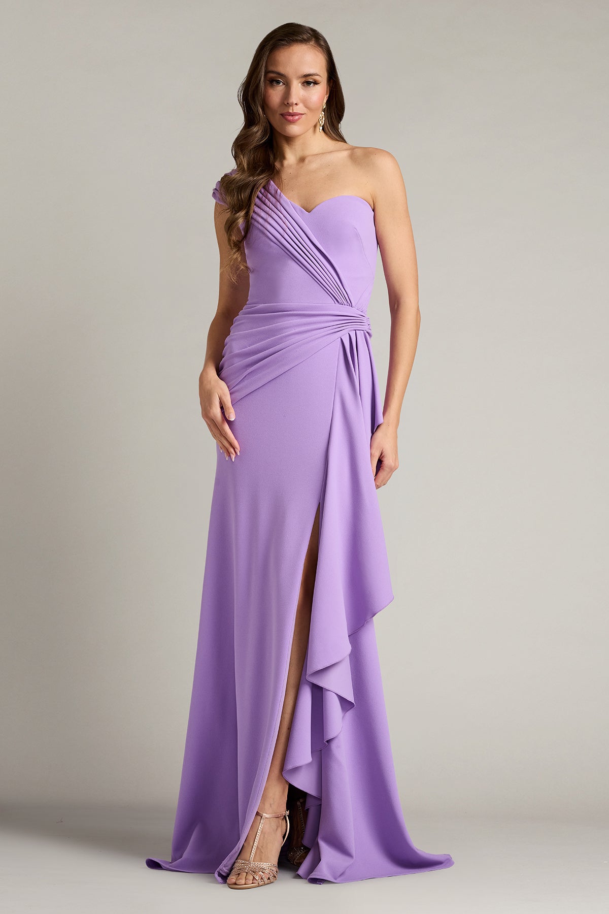 Lune Waterfall Sash Gown