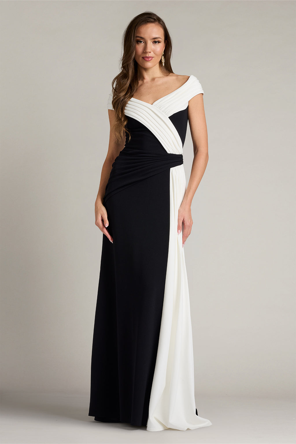 Lohner Draped Sash Gown