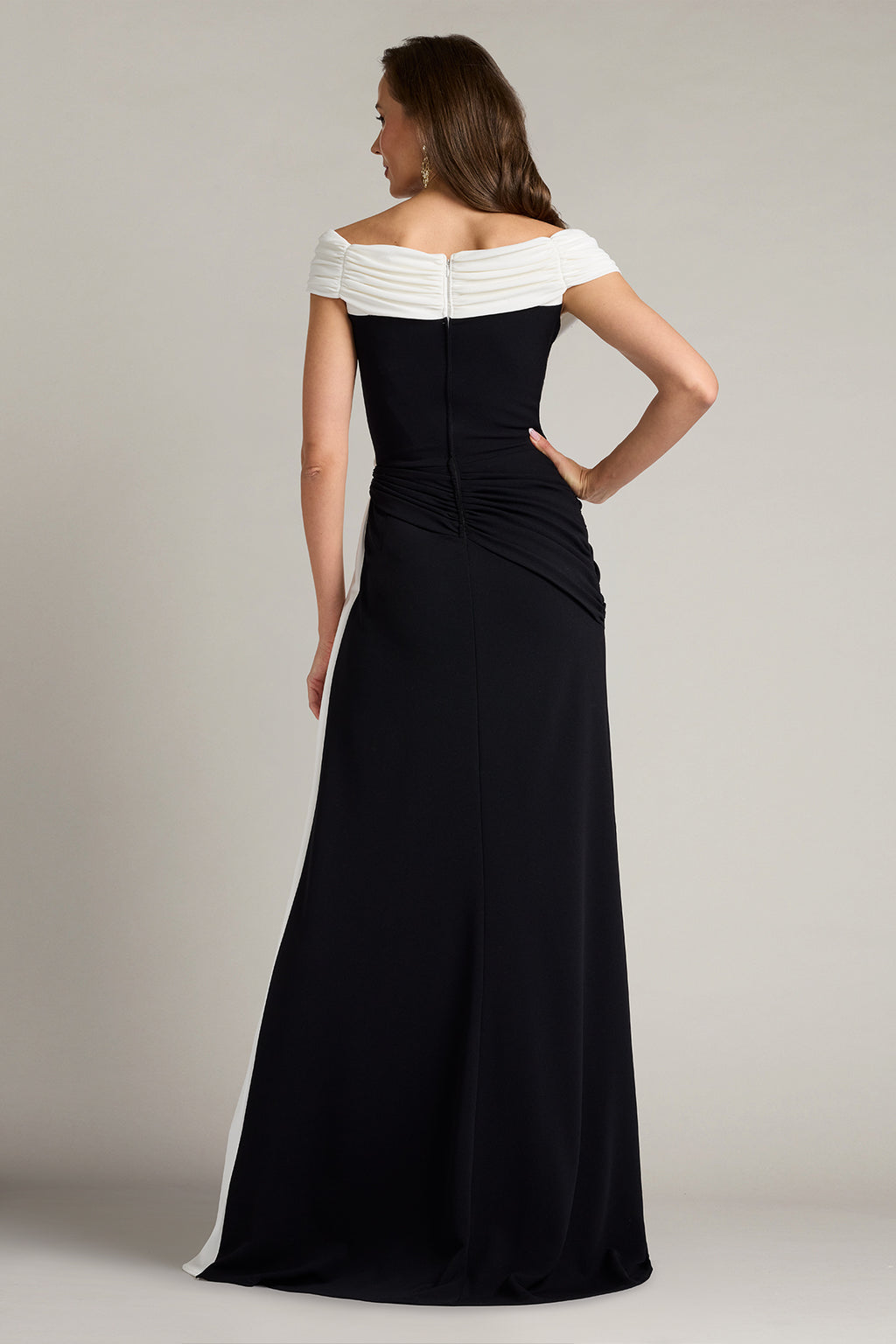 Lohner Draped Sash Gown