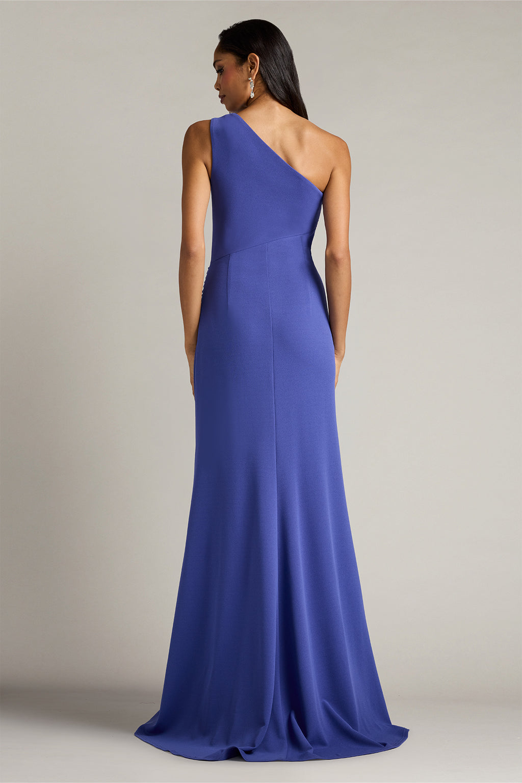 Lohner One-Shoulder Draped Gown