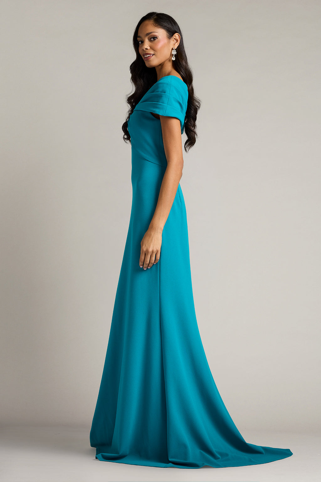 Rafner Twist Neck Gown-DAQUA Side