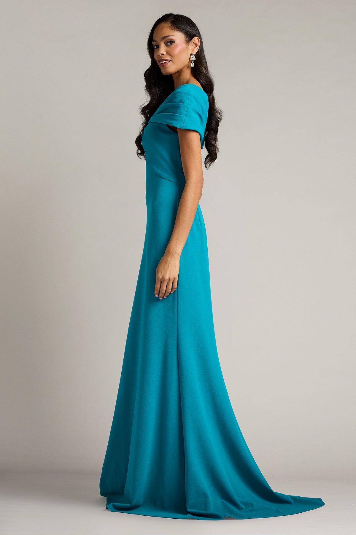 Rafner Twist Neck Gown-DAQUA Side