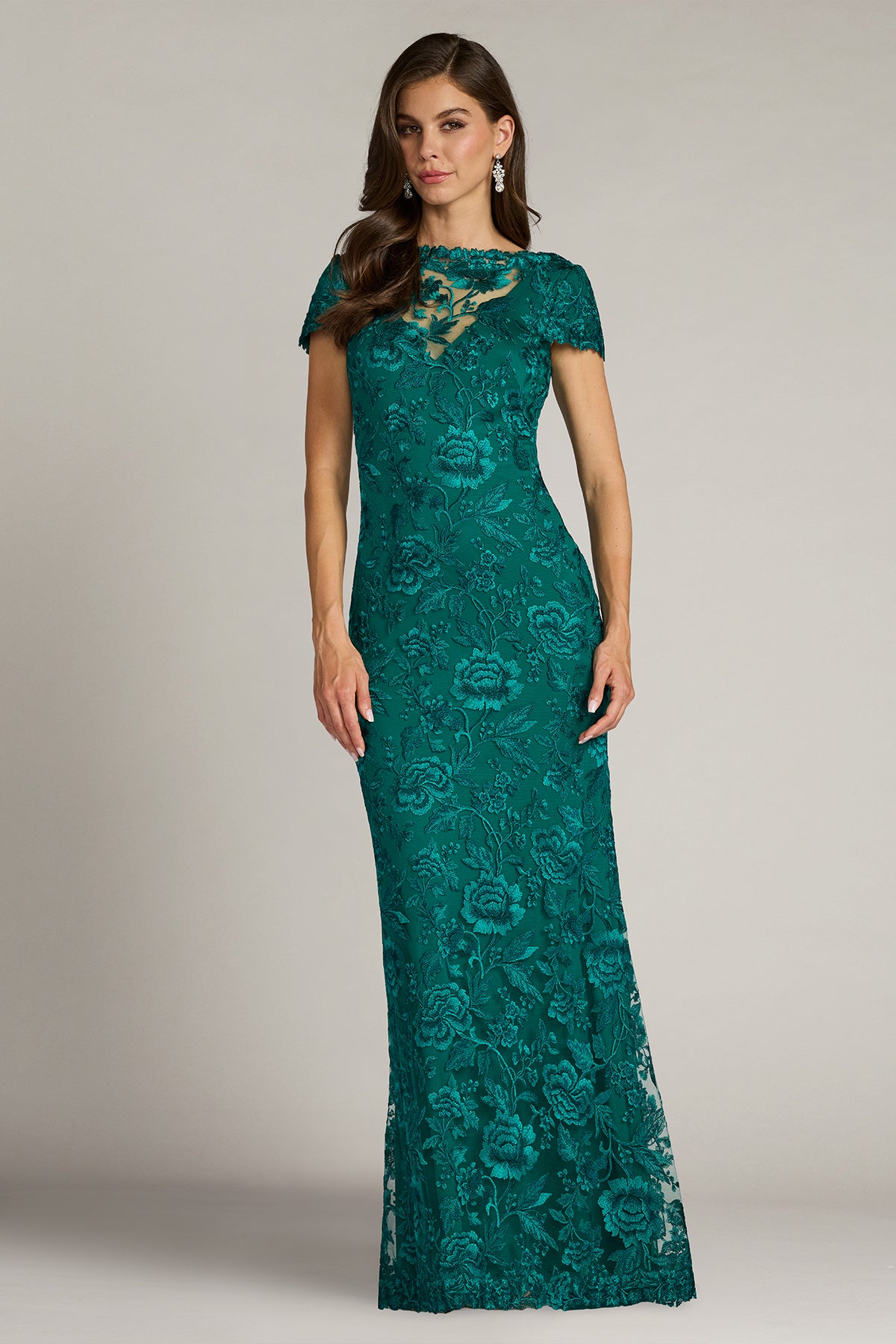 Oran Embroidered Tulle Gown