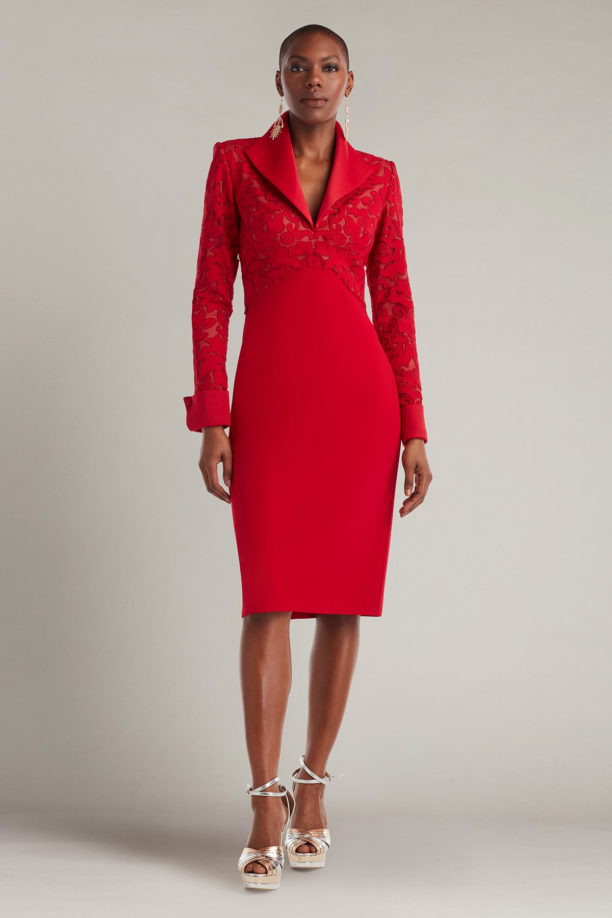 Rovet Collar Dress – Tadashi Shoji Official Online Boutique