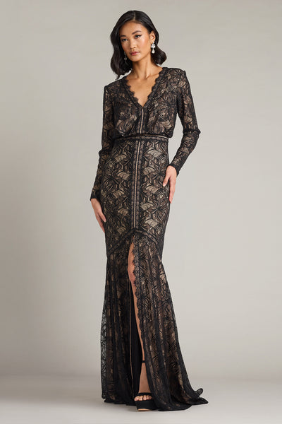 Carelli Orchid Lace Gown – Tadashi Shoji Official Online Boutique