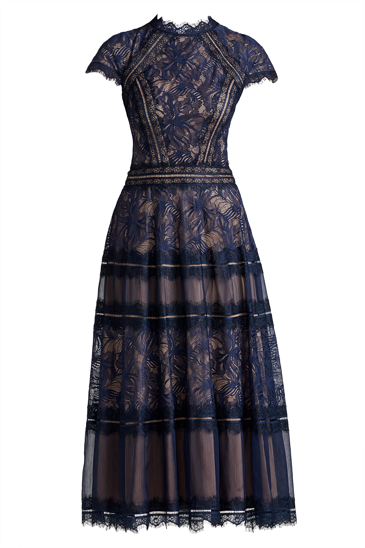 Ahern Orchid Lace Midi Dress-RN/ND Ghost