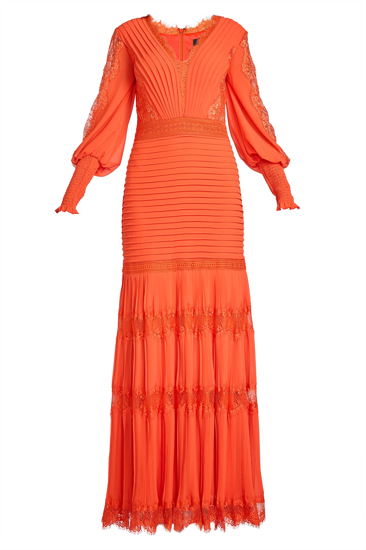 Nyssa Bishop Sleeve Gown – Tadashi Shoji Official Online Boutique