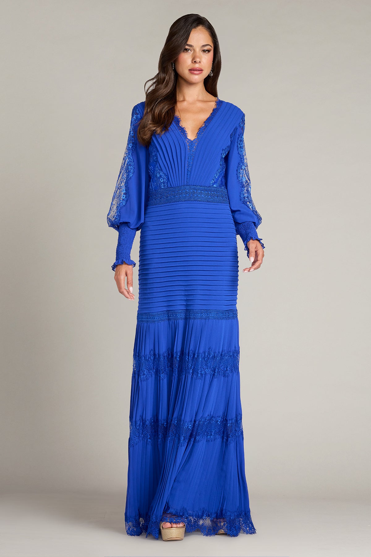 Nyssa Bishop Sleeve Gown – Tadashi Shoji Official Online Boutique Nyssa Bishop Sleeve Gown – Tadashi Shoji Official Online Boutique
