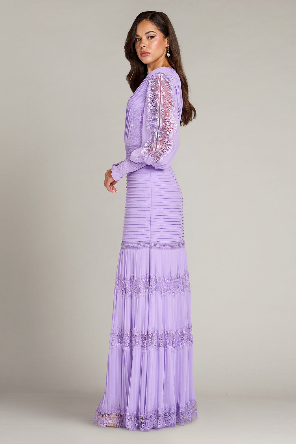 Nyssa Bishop Sleeve Gown-PHAZE Side