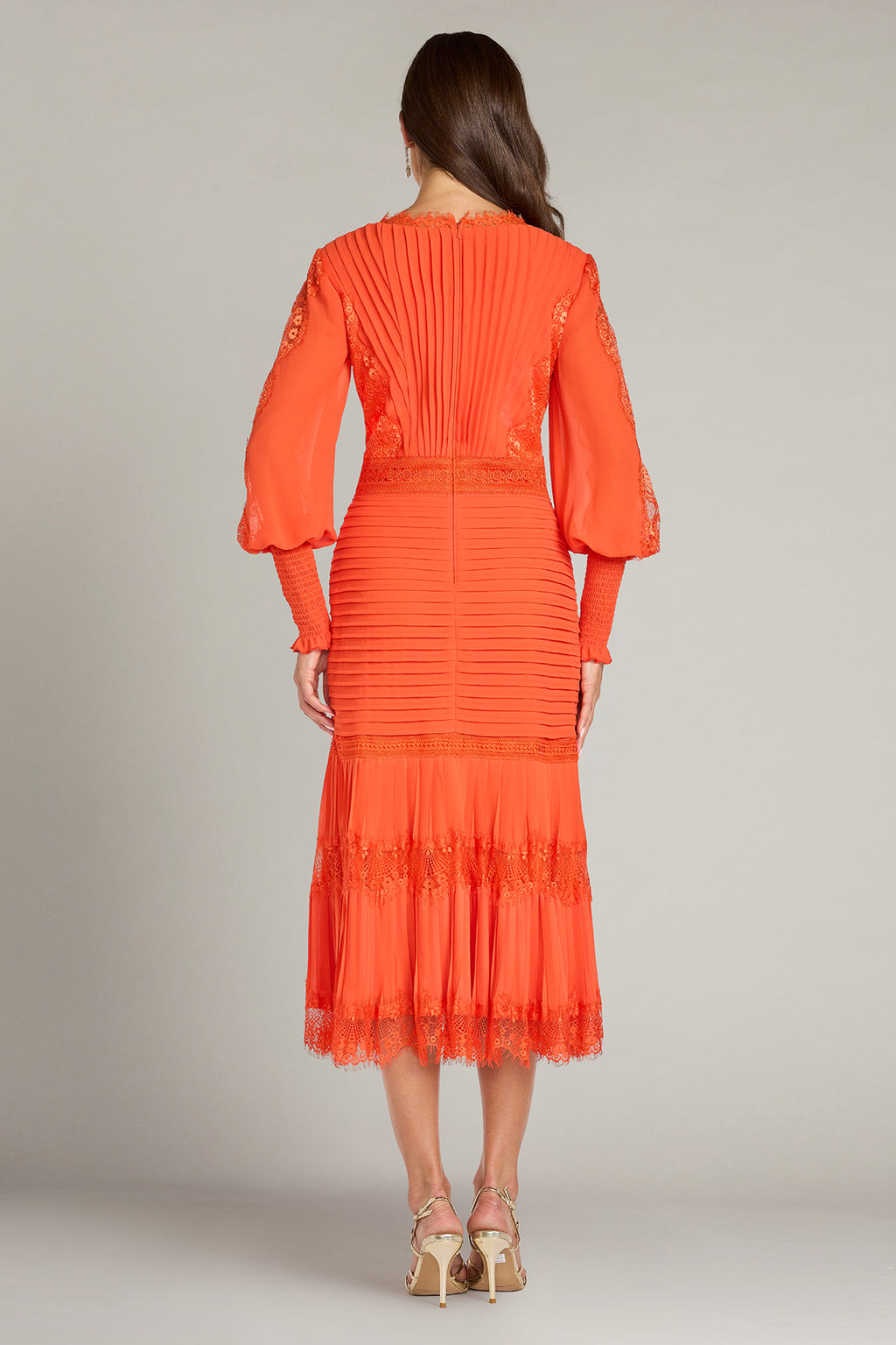 Nyssa Bishop Sleeve Dress-APCOT Back