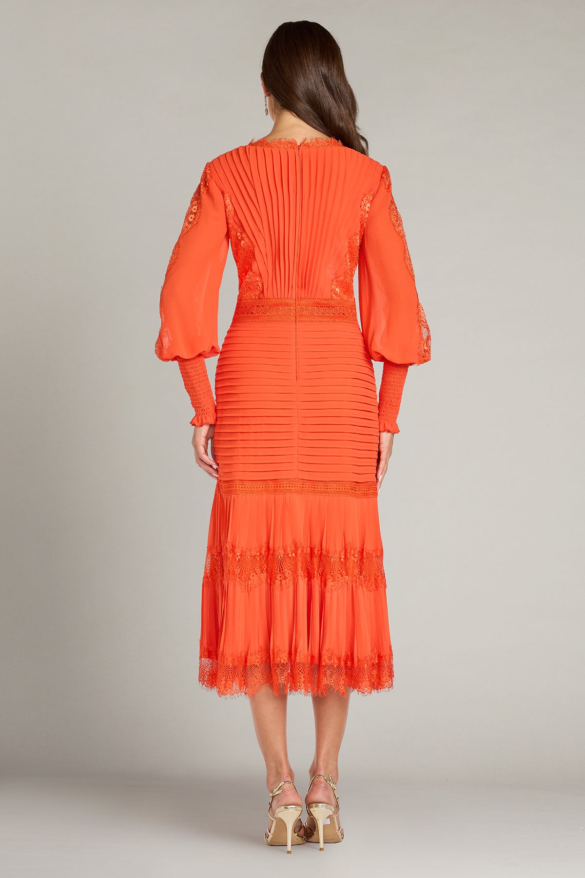 Nyssa Bishop Sleeve Dress-APCOT Back
