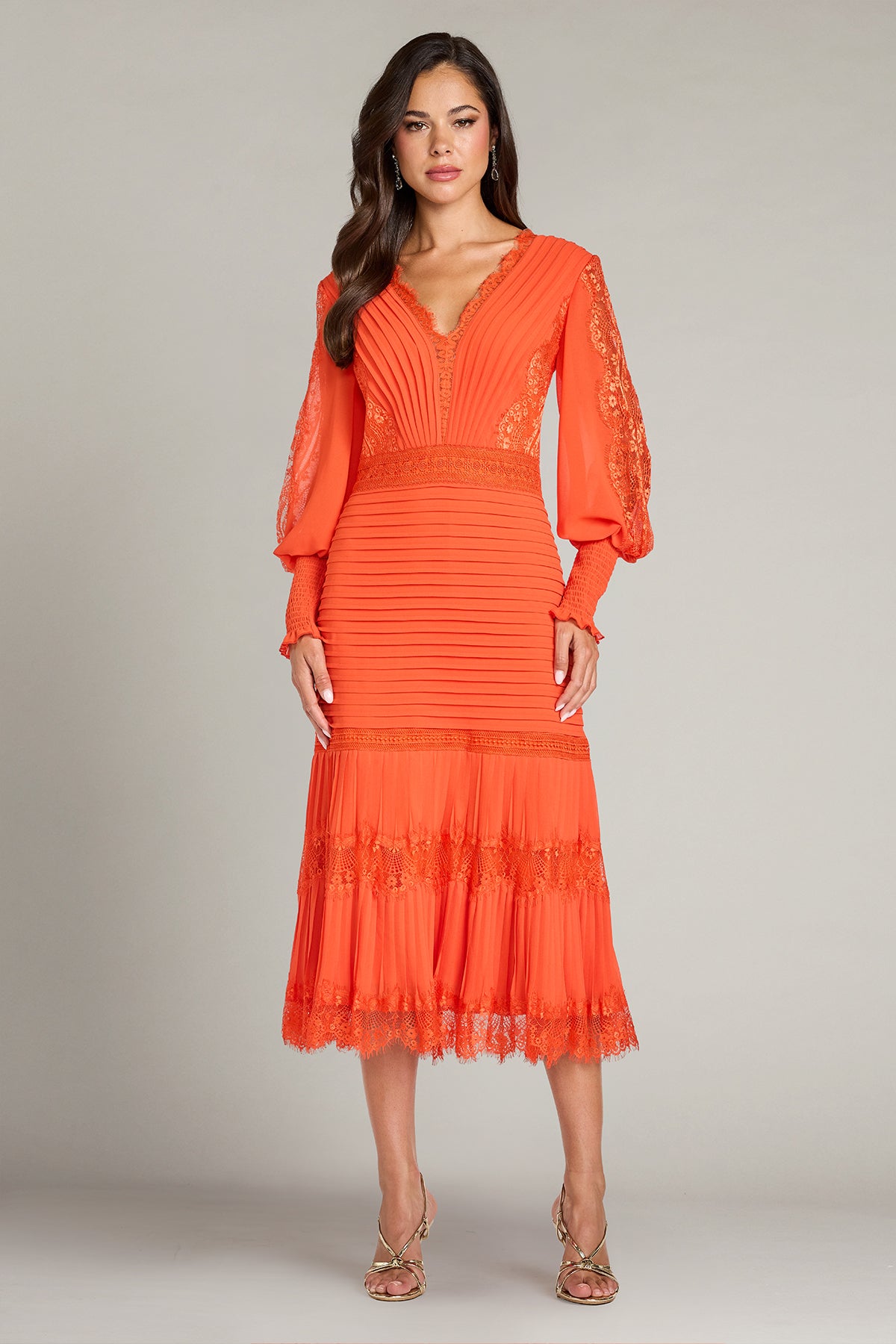 Nyssa Bishop Sleeve Dress – Tadashi Shoji Official Online Boutique