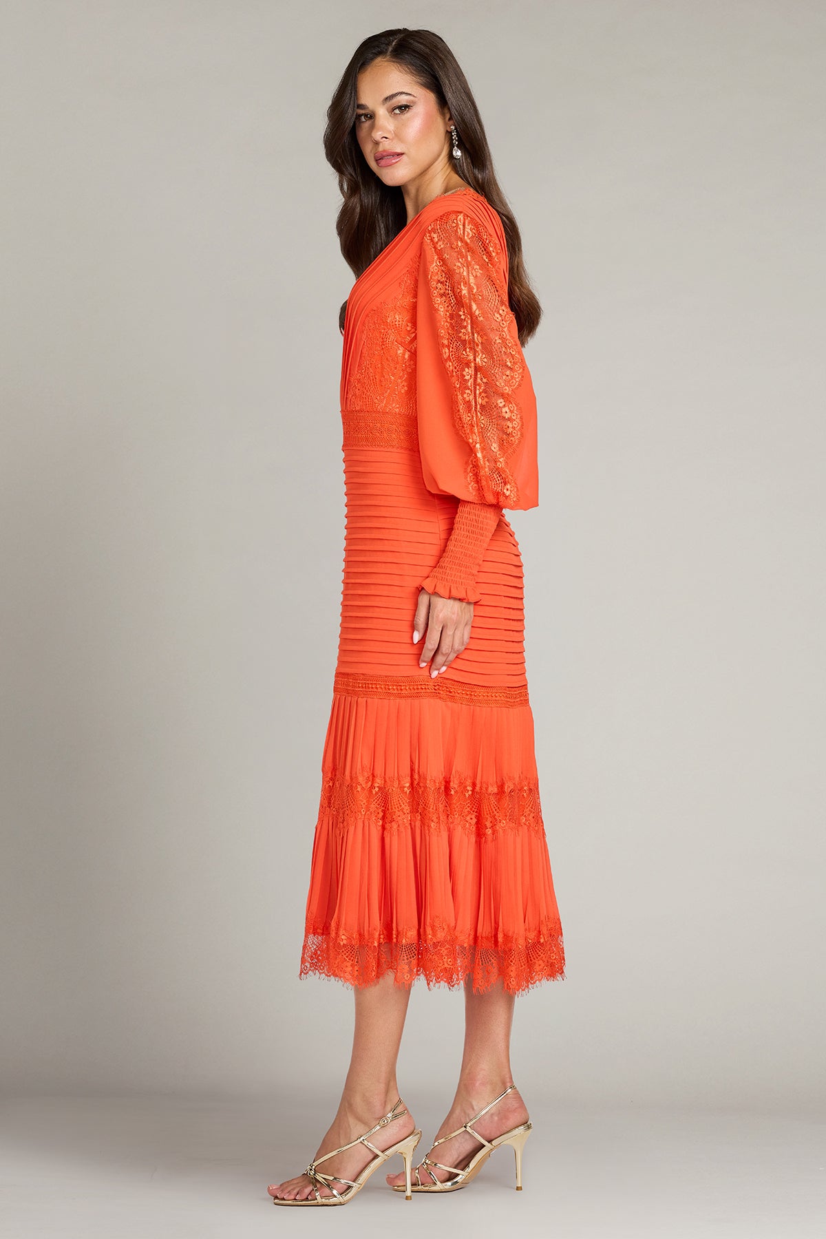 Nyssa Bishop Sleeve Dress-APCOT Side