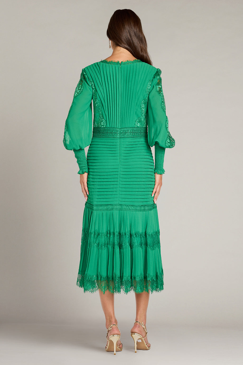 Nyssa Bishop Sleeve Dress-GUGRE Back