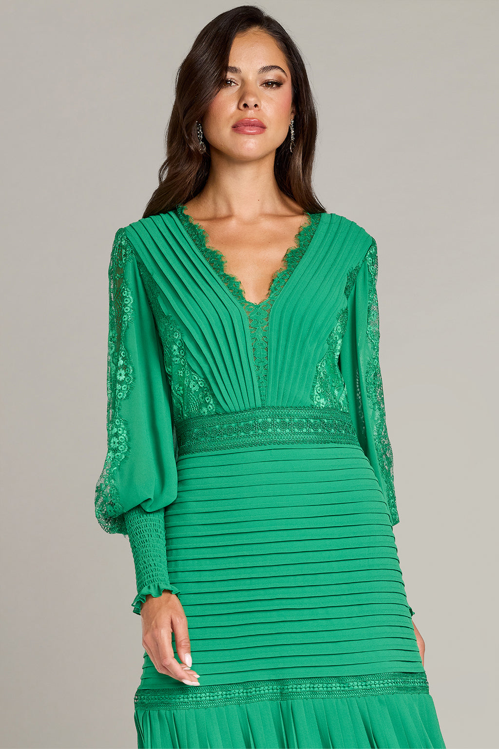 Nyssa Bishop Sleeve Dress-GUGRE Crop