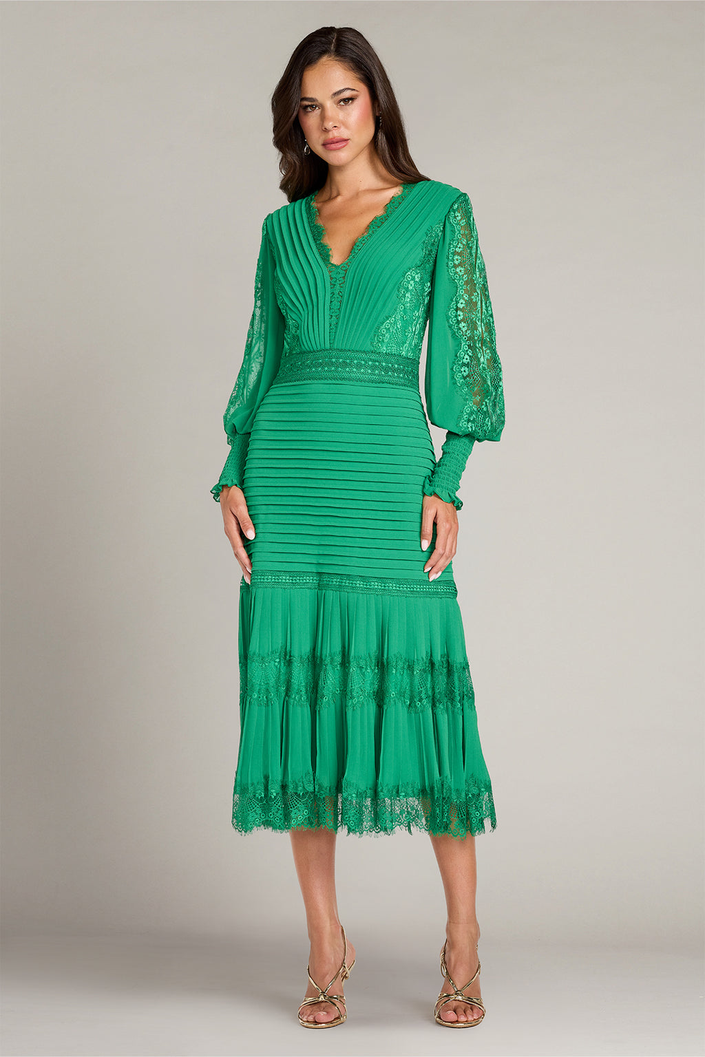 Nyssa Bishop Sleeve Dress-GUGRE Front