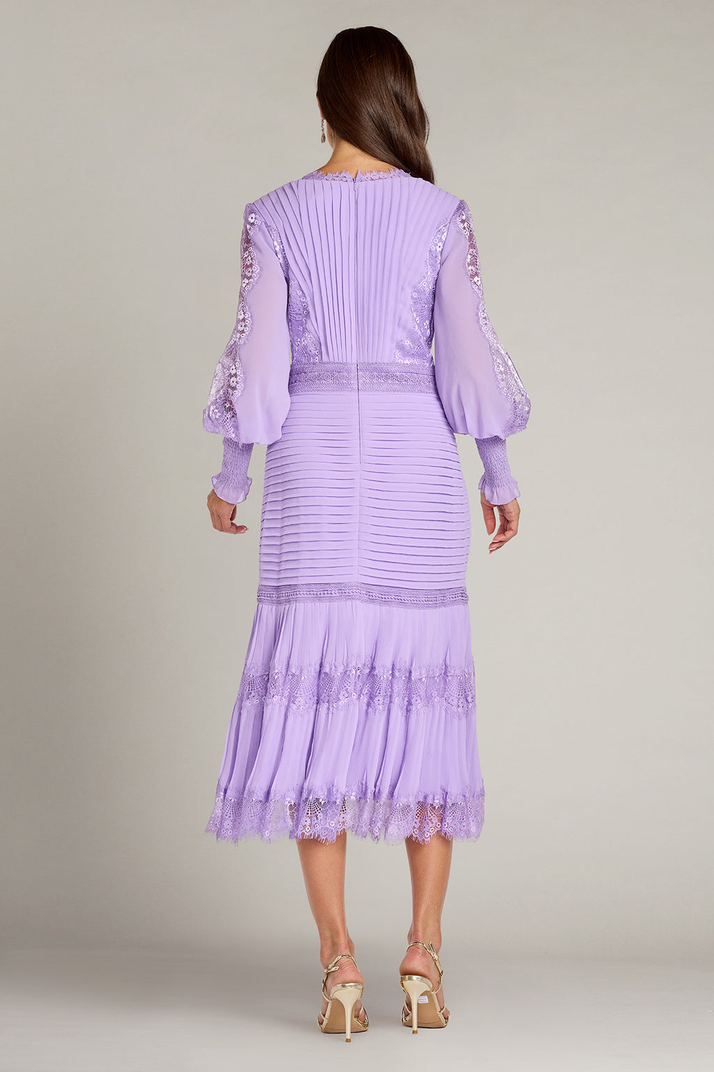 Nyssa Bishop Sleeve Dress-PHAZE Back