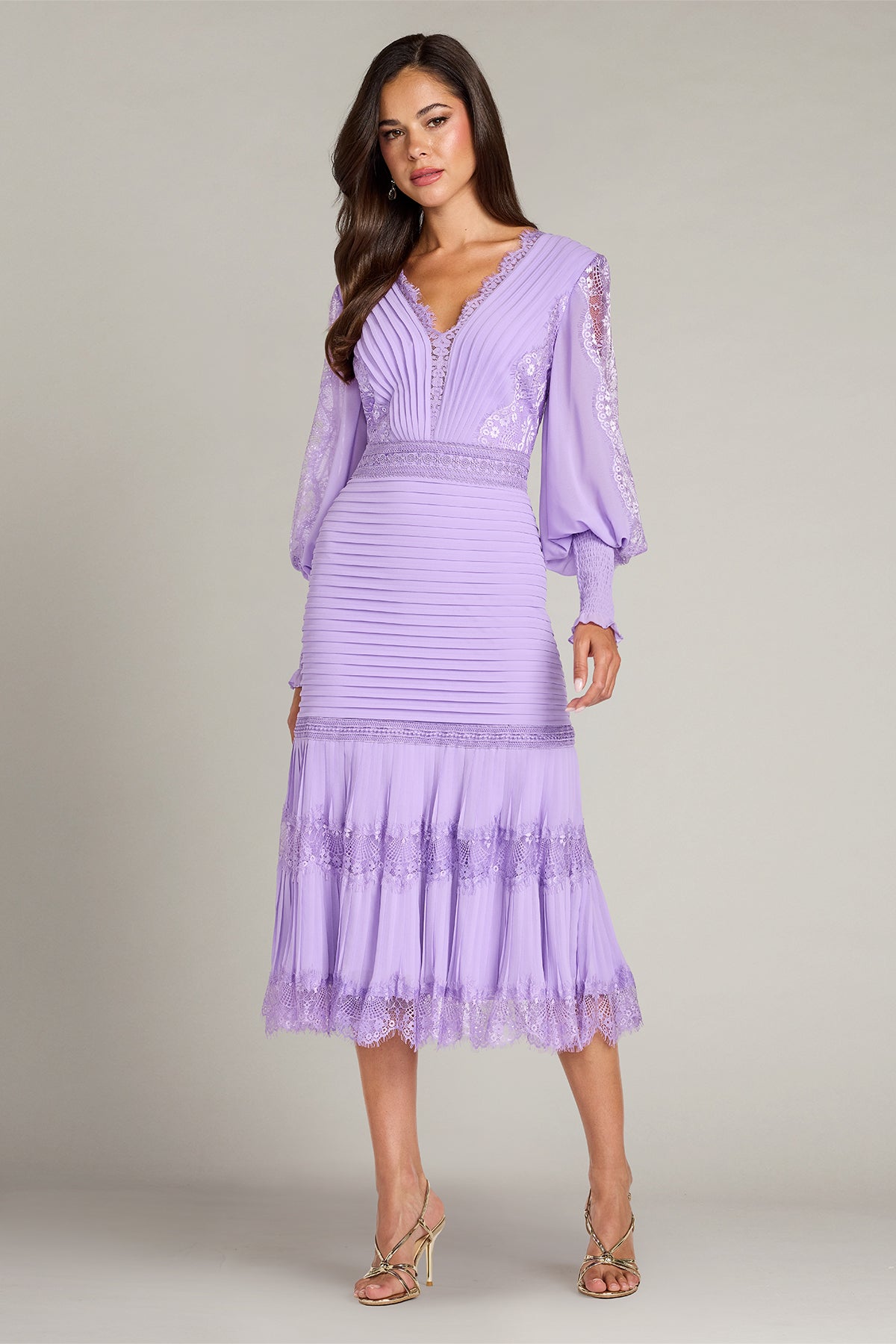 Nyssa Bishop Sleeve Dress – Tadashi Shoji Official Online Boutique