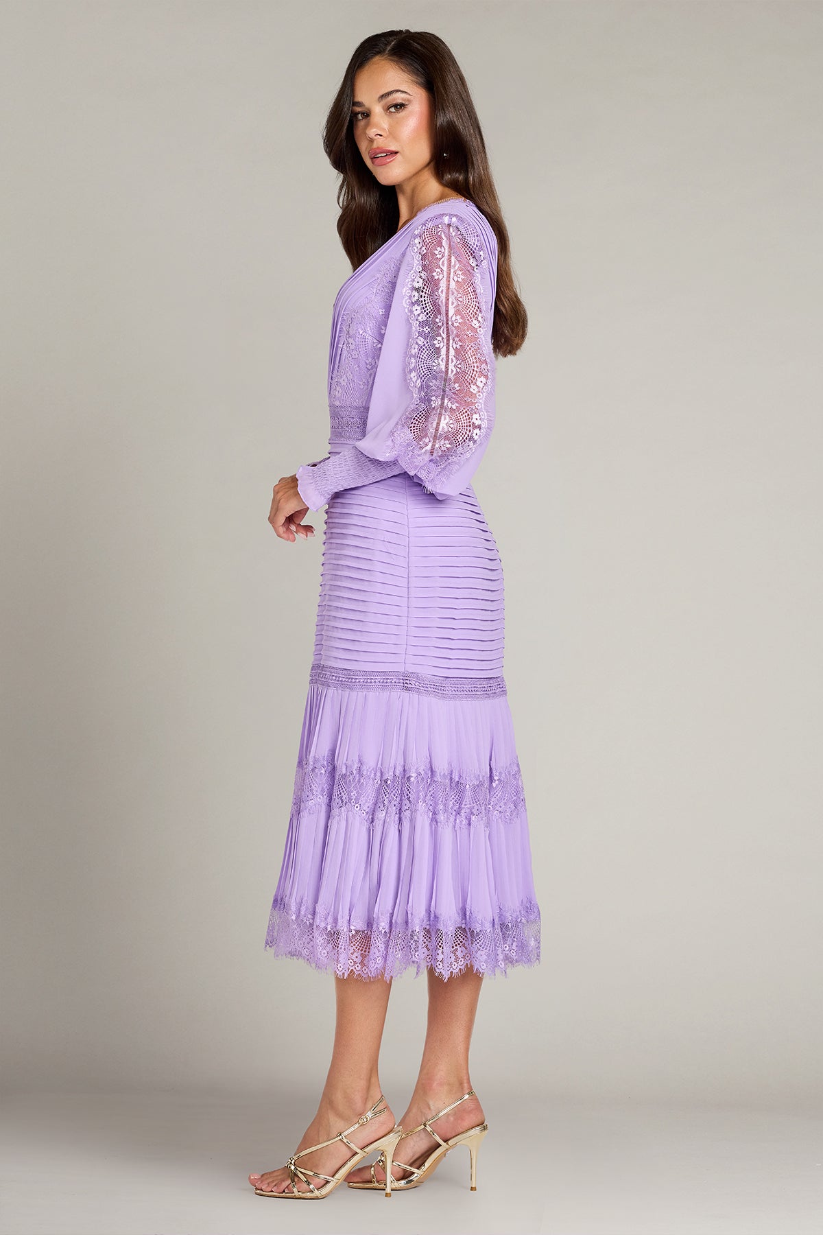 Nyssa Bishop Sleeve Dress – Tadashi Shoji Official Online Boutique