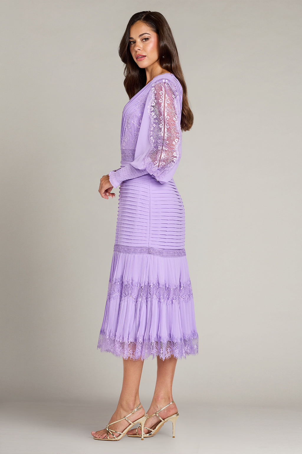 Nyssa Bishop Sleeve Dress-PHAZE Side