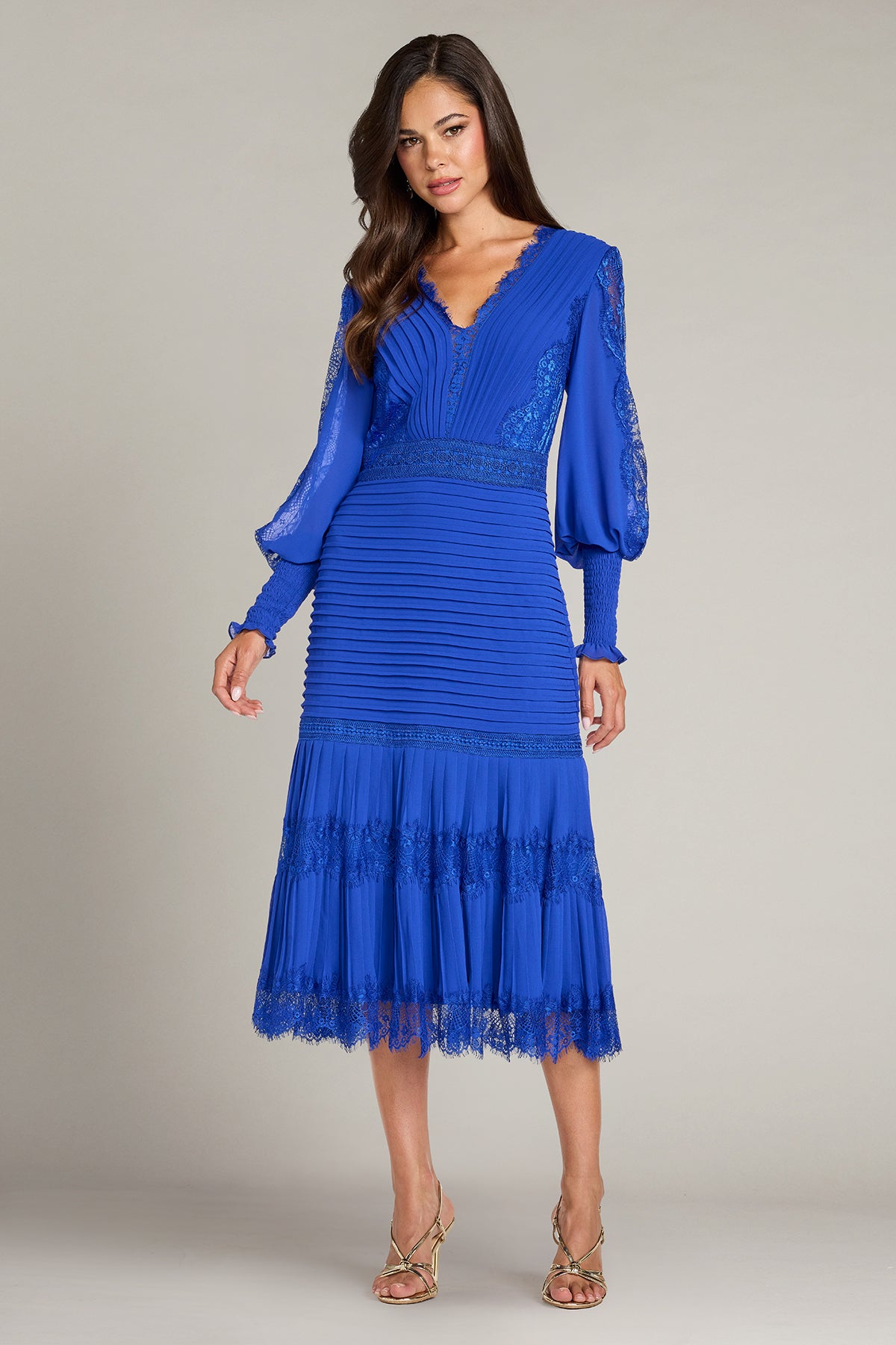 Nyssa Bishop Sleeve Dress – Tadashi Shoji Official Online Boutique