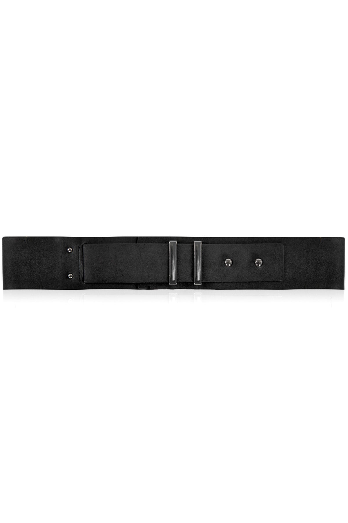 Tadashi Shoji - Crystal-Studded Structured Paneled Belt