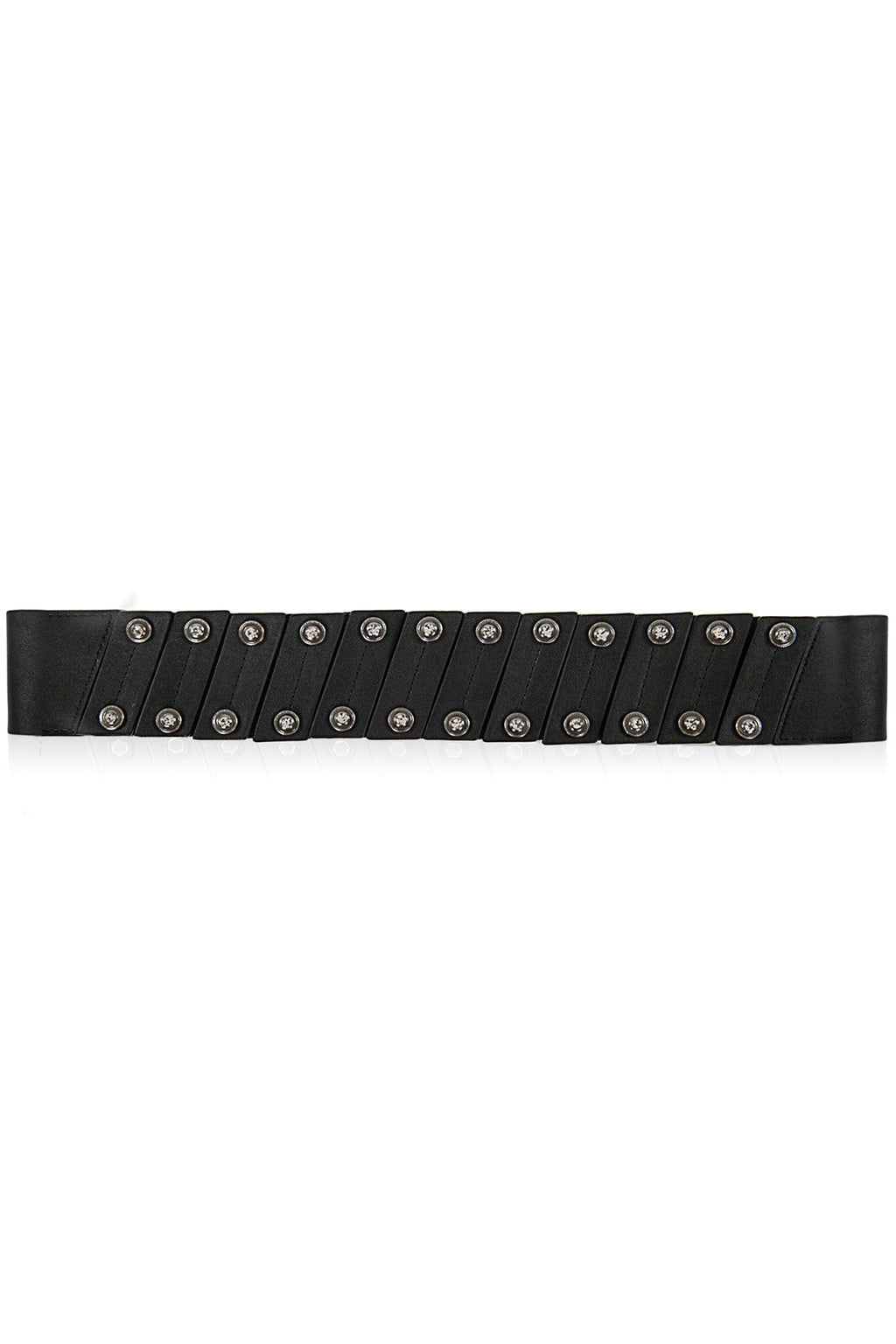 Tadashi Shoji - Crystal-Studded Structured Paneled Belt