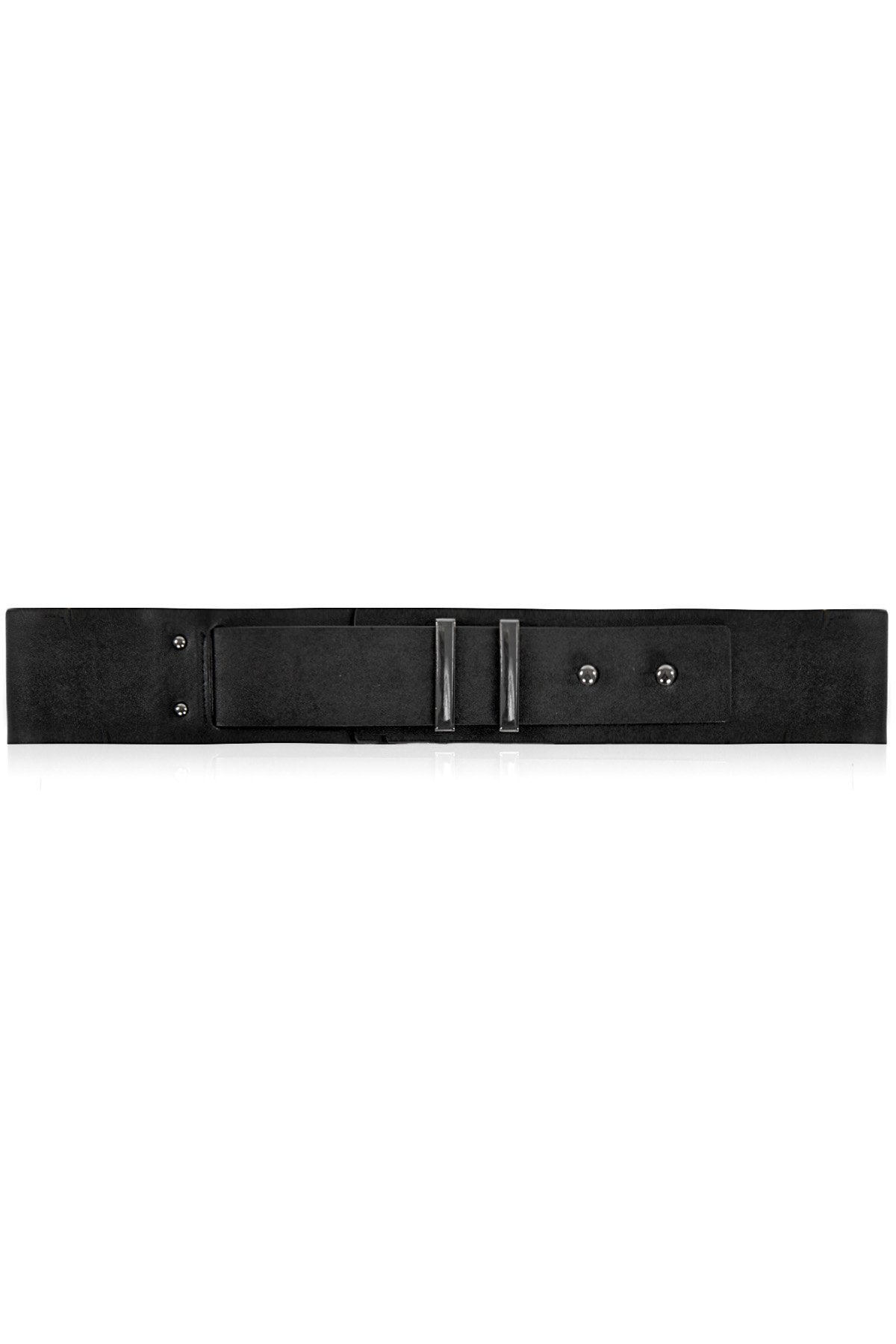 Tadashi Shoji - Metal-Plated Structured Paneled Belt