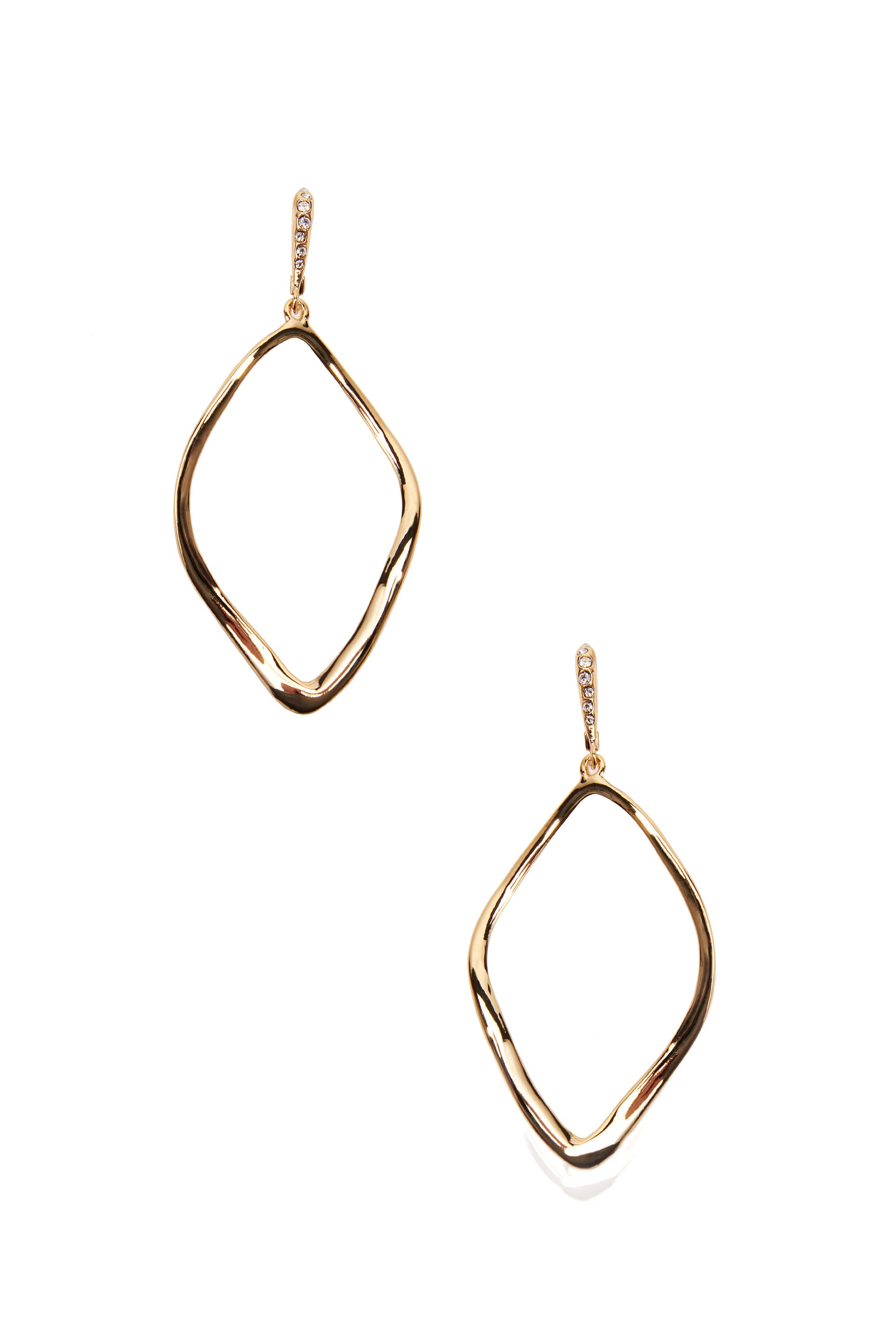 Tadashi Shoji x Alexis Bittar - Gold Sculpted Aura Teardrop Earring