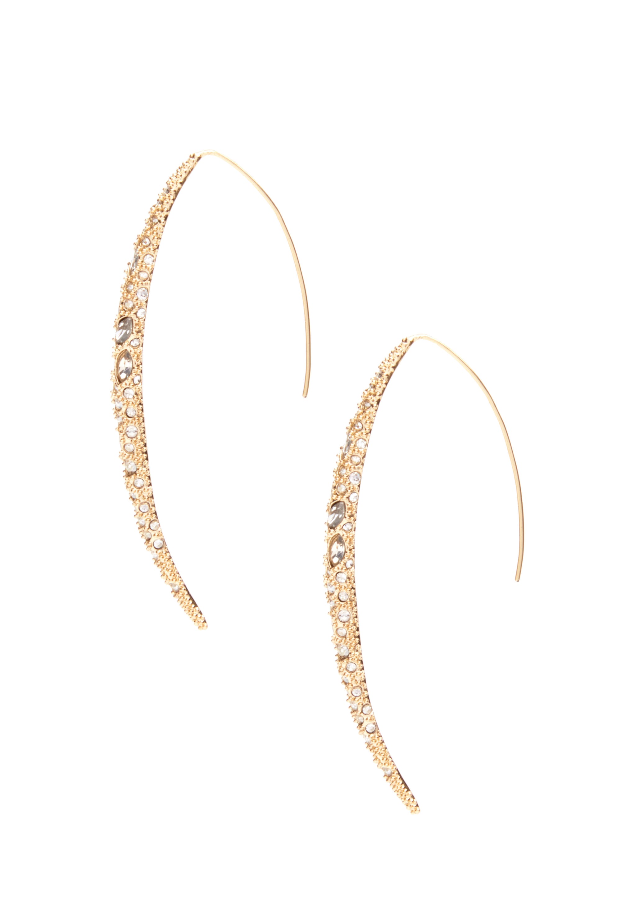 Tadashi Shoji x Alexis Bittar - Encrusted Spear Earring with Infinity Wire