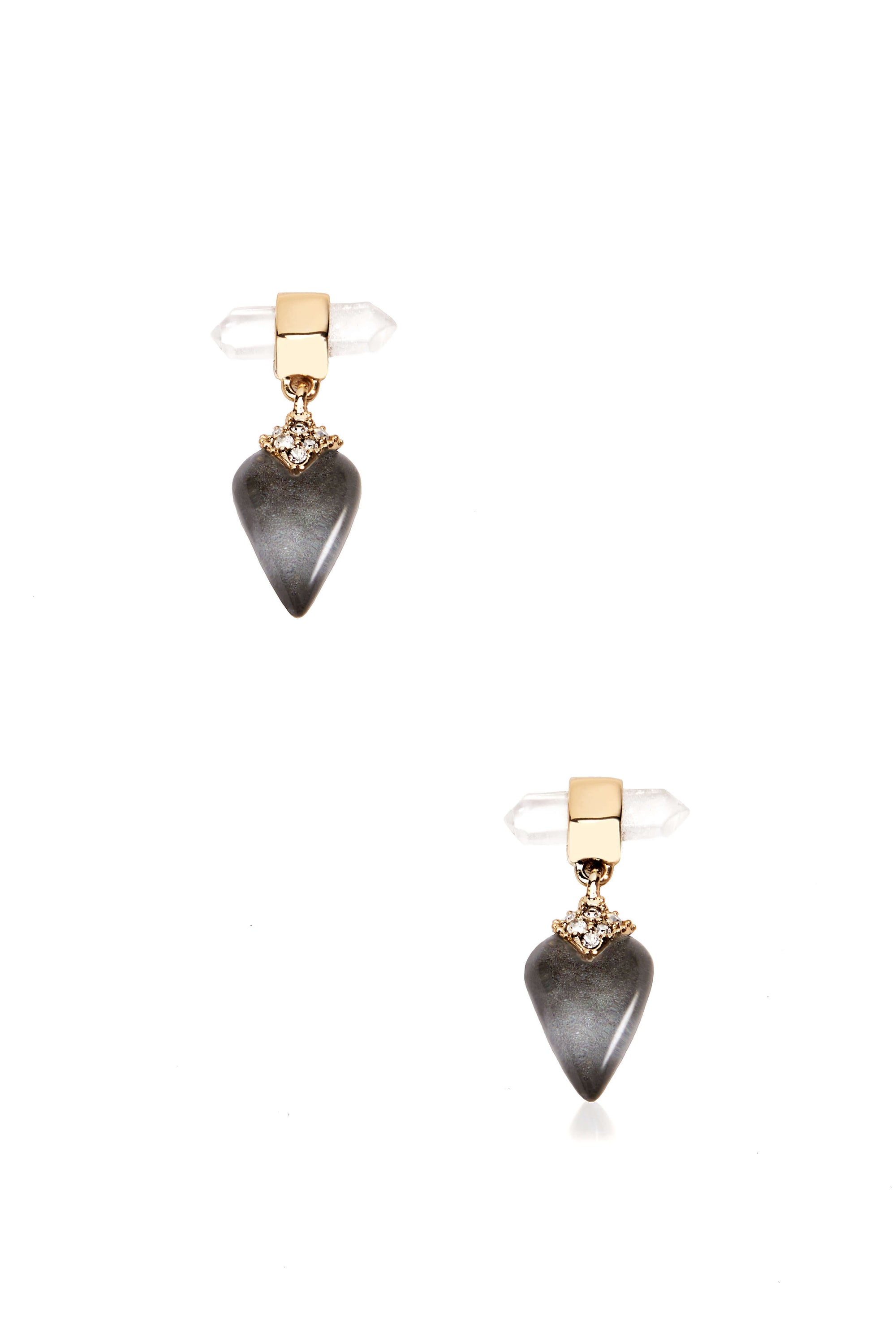 Tadashi Shoji x Alexis Bittar - Mini Rock Crystal Post Drop Earring