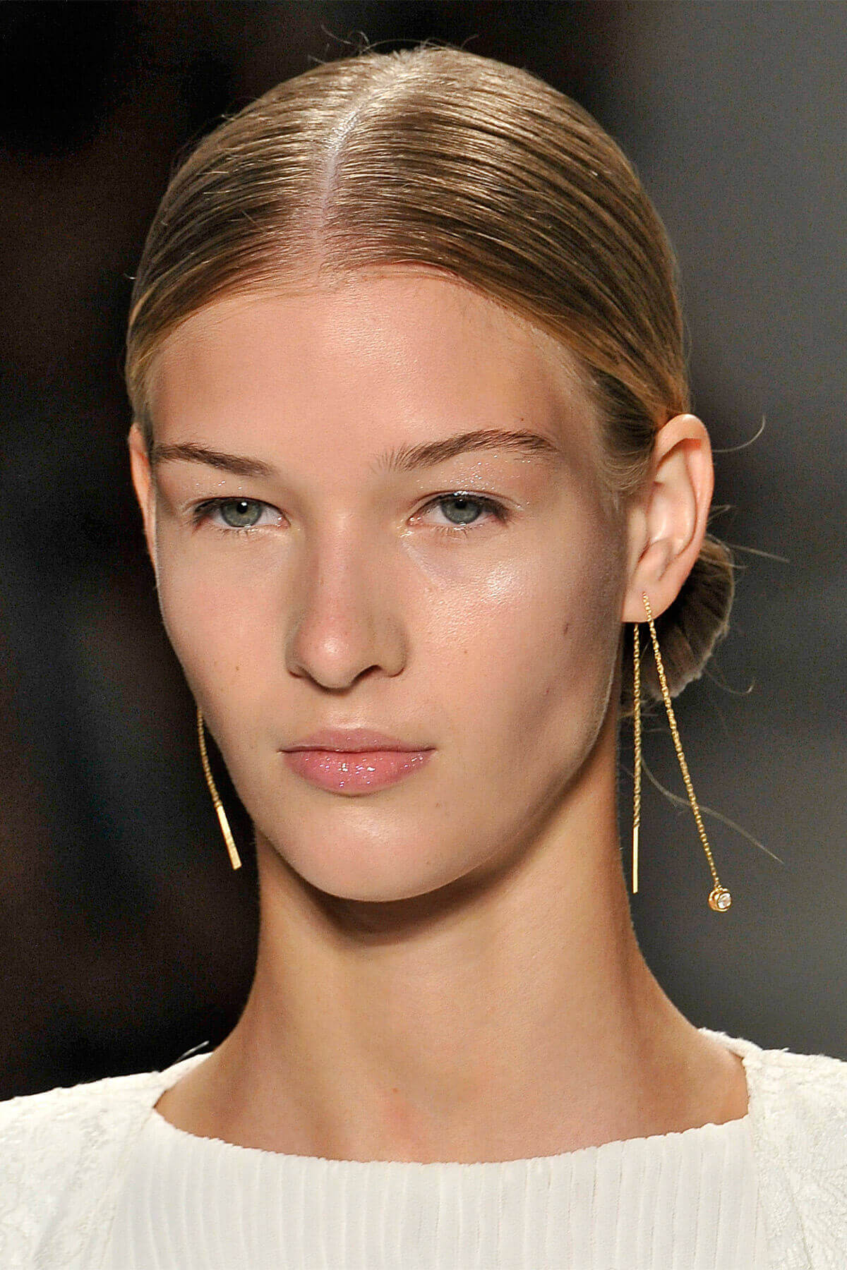 Tadashi Shoji - Gold Diamond Drop Long Earrings