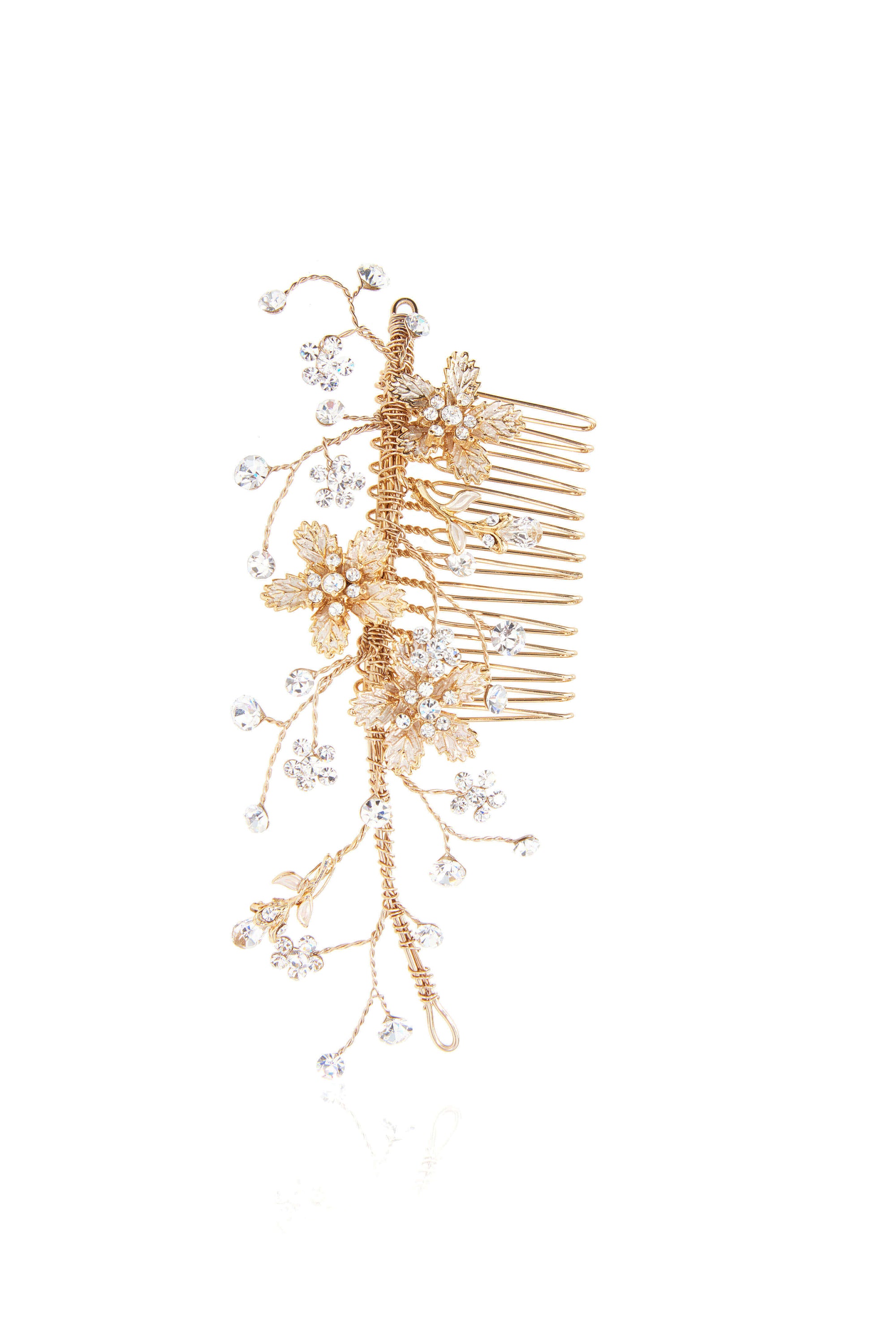 Tadashi Shoji x Bel Aire Bridal - Delicate Comb with Petite Flowers