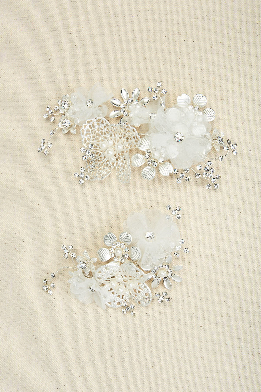 Pasque Floral Comb Headpiece