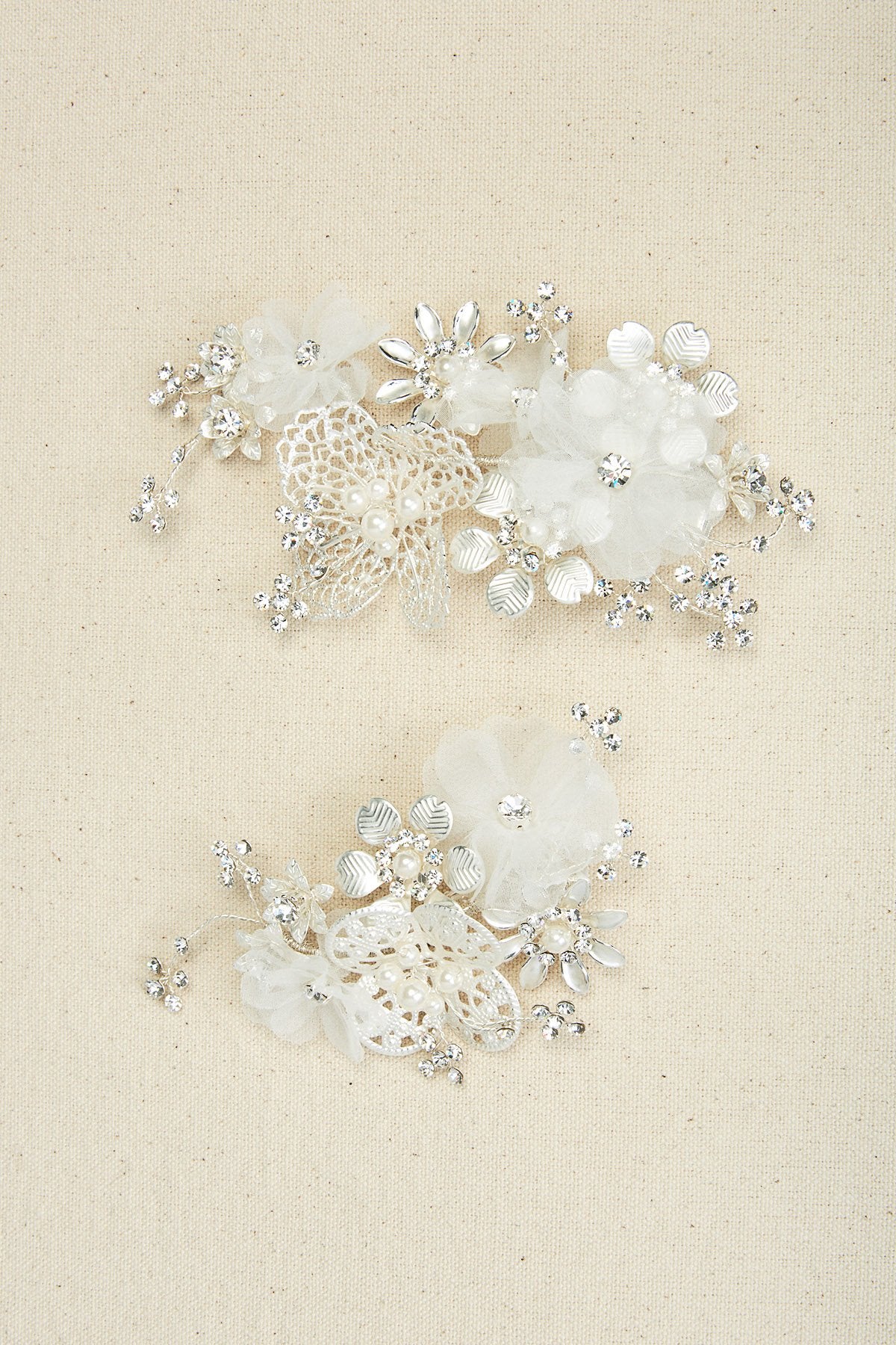 Pasque Floral Comb Headpiece
